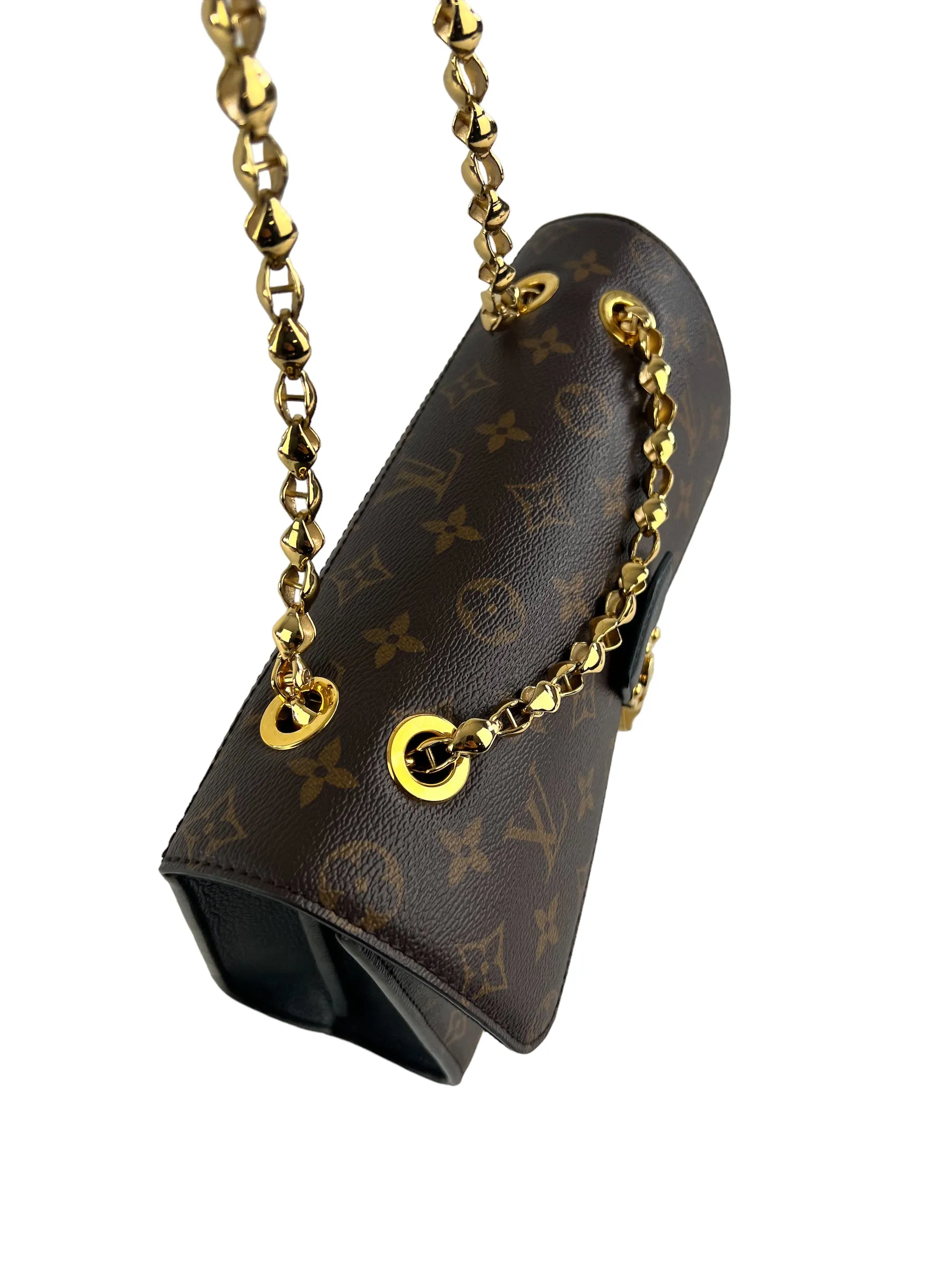 Louis Vuitton Monogram Canvas & Leather Victoire Shoulder Bag