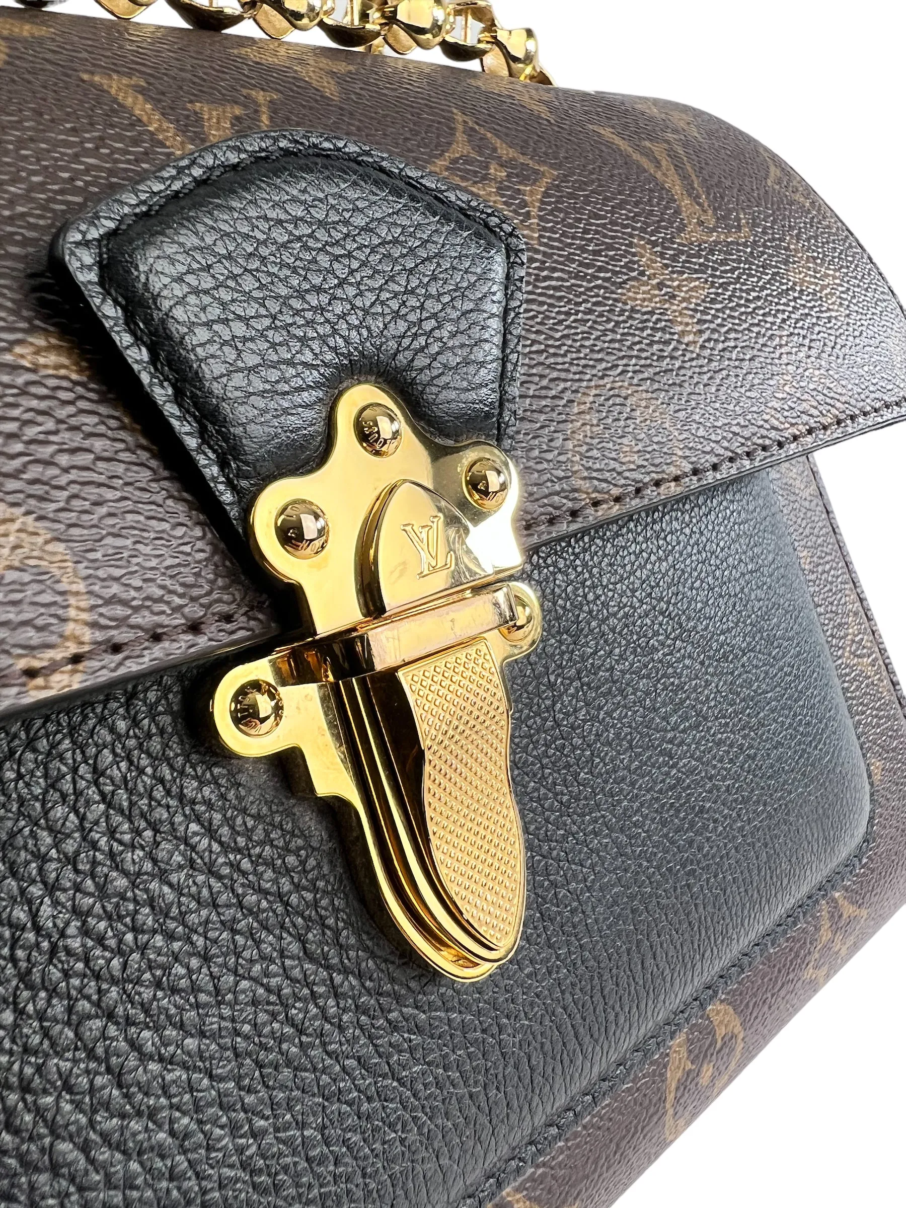 Louis Vuitton Monogram Canvas & Leather Victoire Shoulder Bag