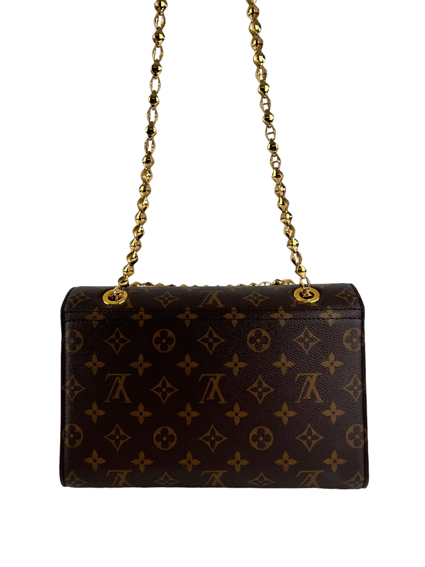 Louis Vuitton Monogram Canvas & Leather Victoire Shoulder Bag