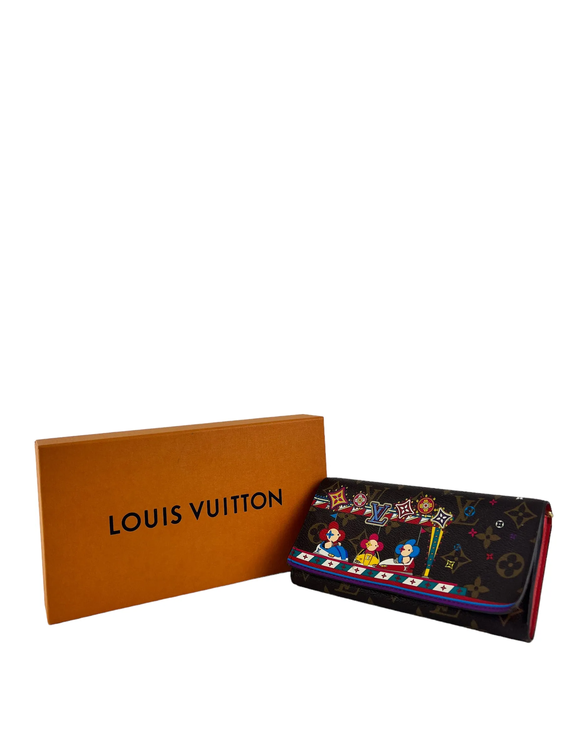 Louis Vuitton Monogram Canvas Limited Edition Print Wallet