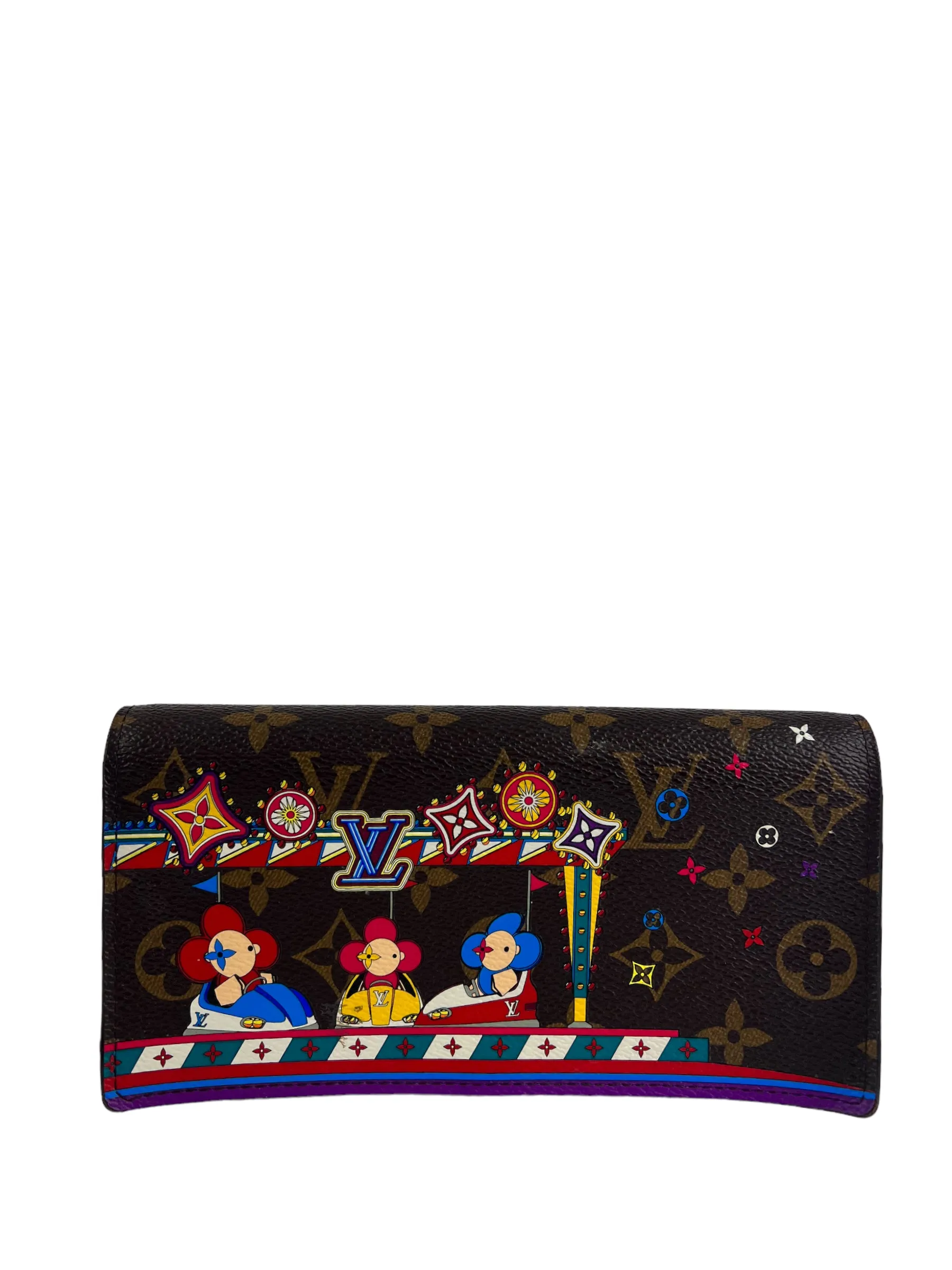 Louis Vuitton Monogram Canvas Limited Edition Print Wallet