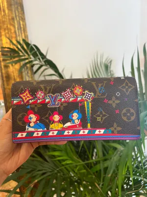Louis Vuitton Monogram Canvas Limited Edition Print Wallet
