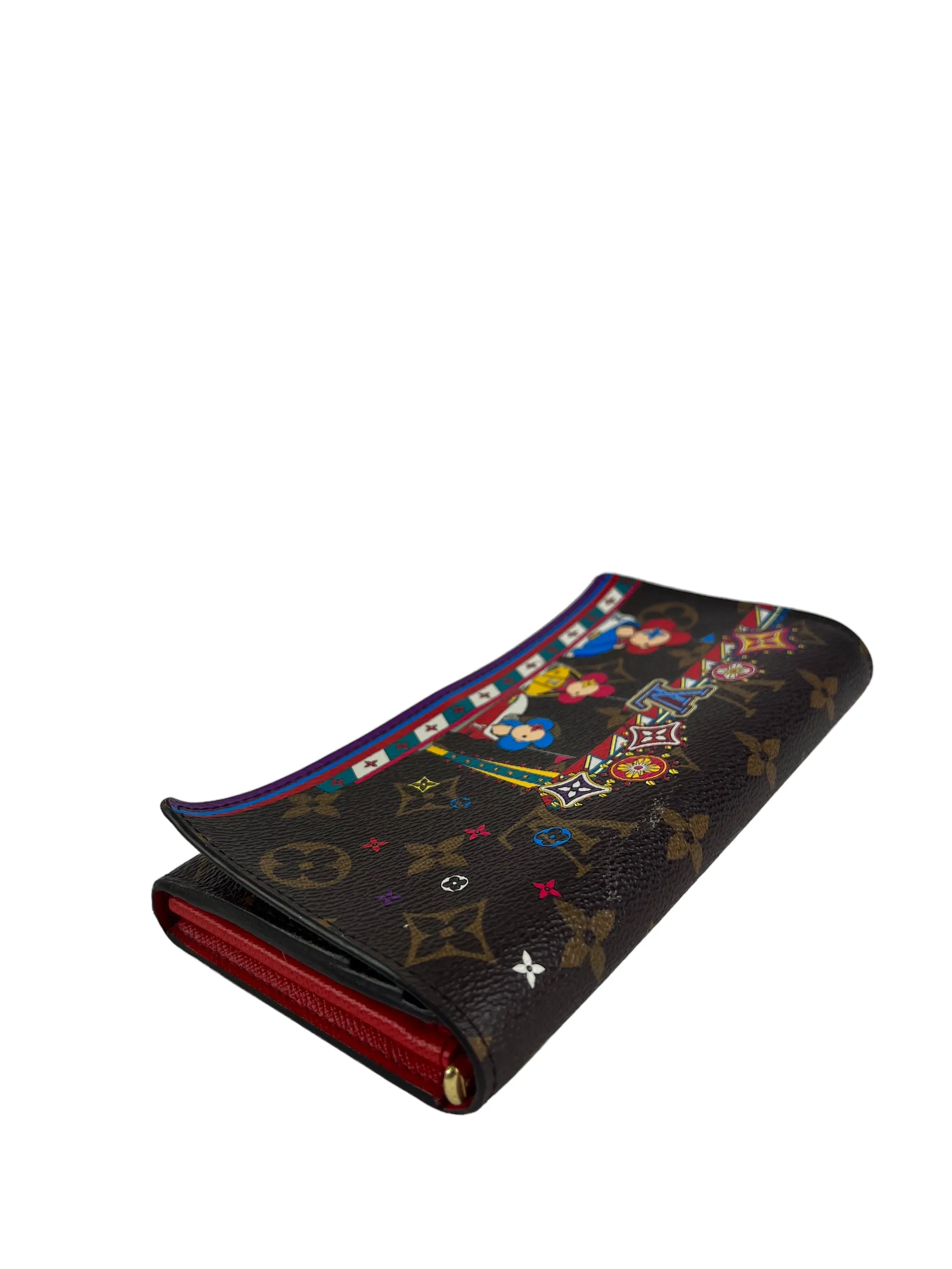 Louis Vuitton Monogram Canvas Limited Edition Print Wallet