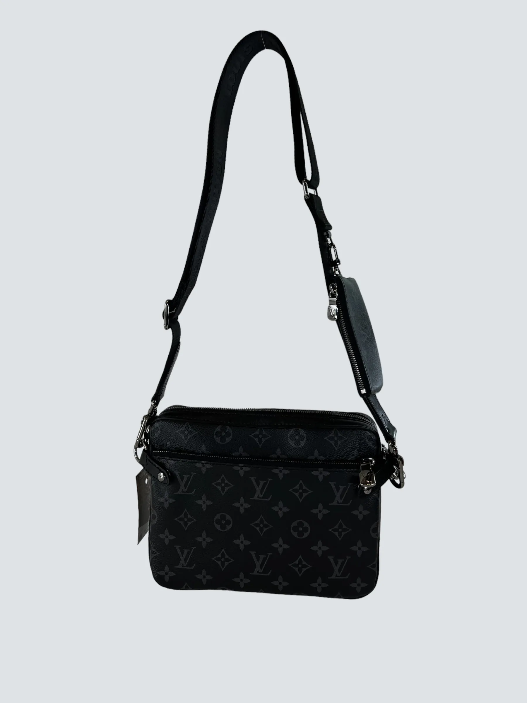 Louis Vuitton Monogram Eclipse Canvas Trio Messenger