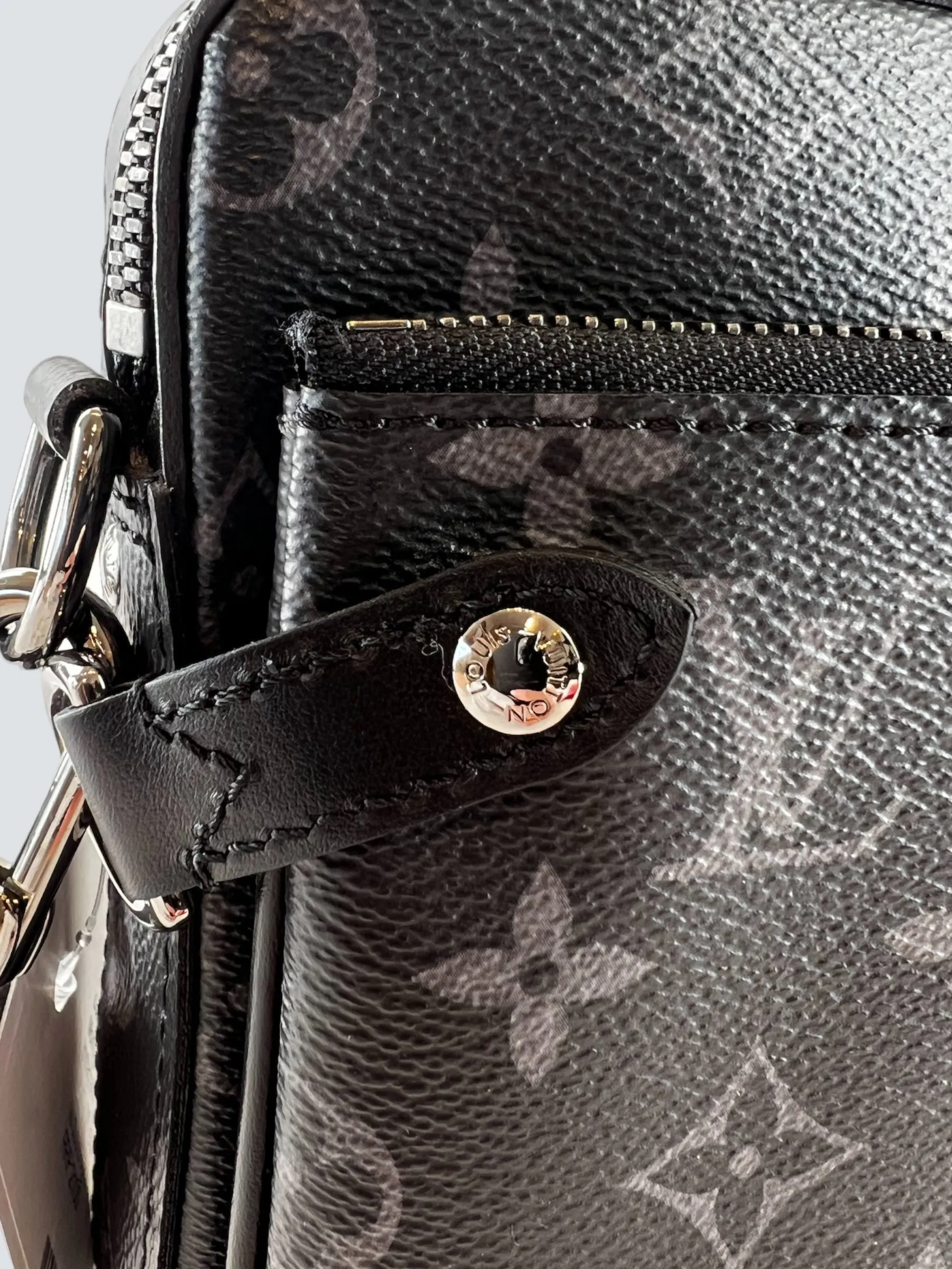 Louis Vuitton Monogram Eclipse Canvas Trio Messenger