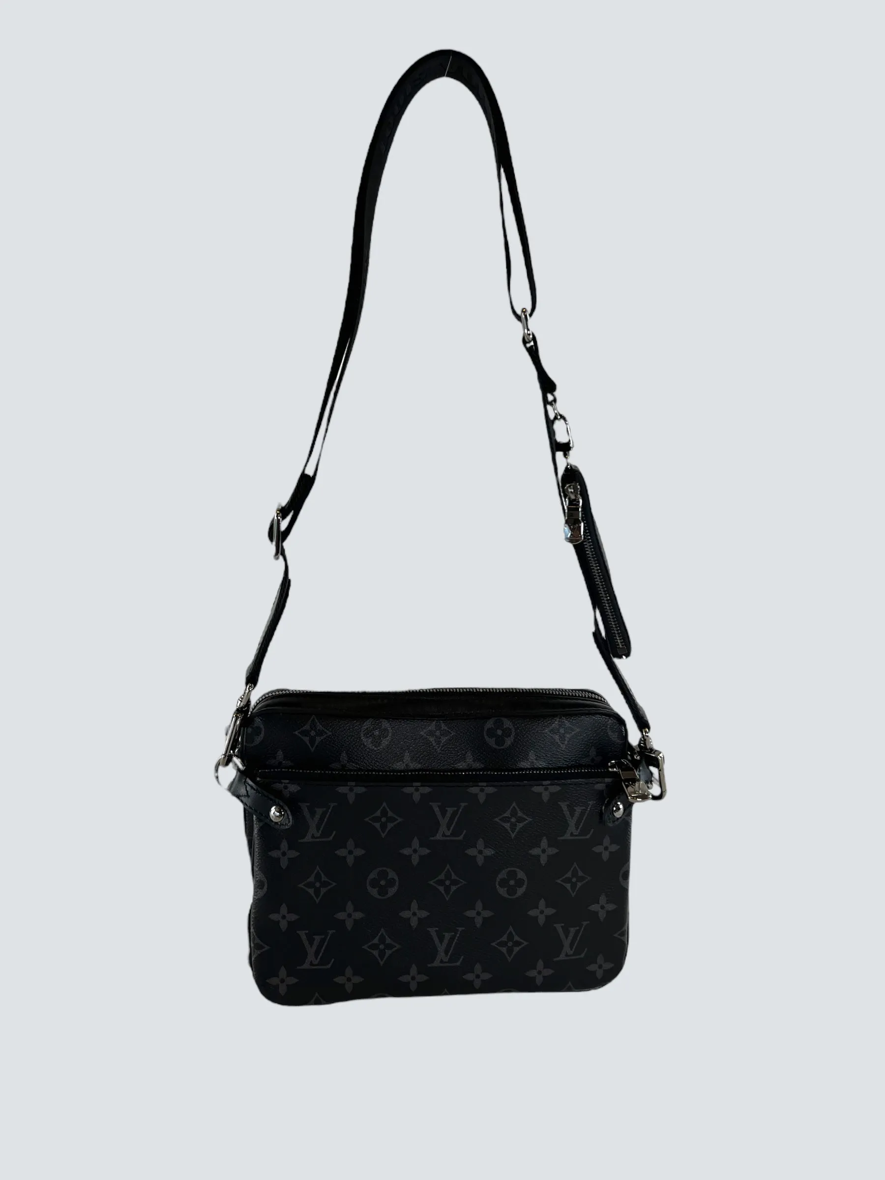 Louis Vuitton Monogram Eclipse Canvas Trio Messenger