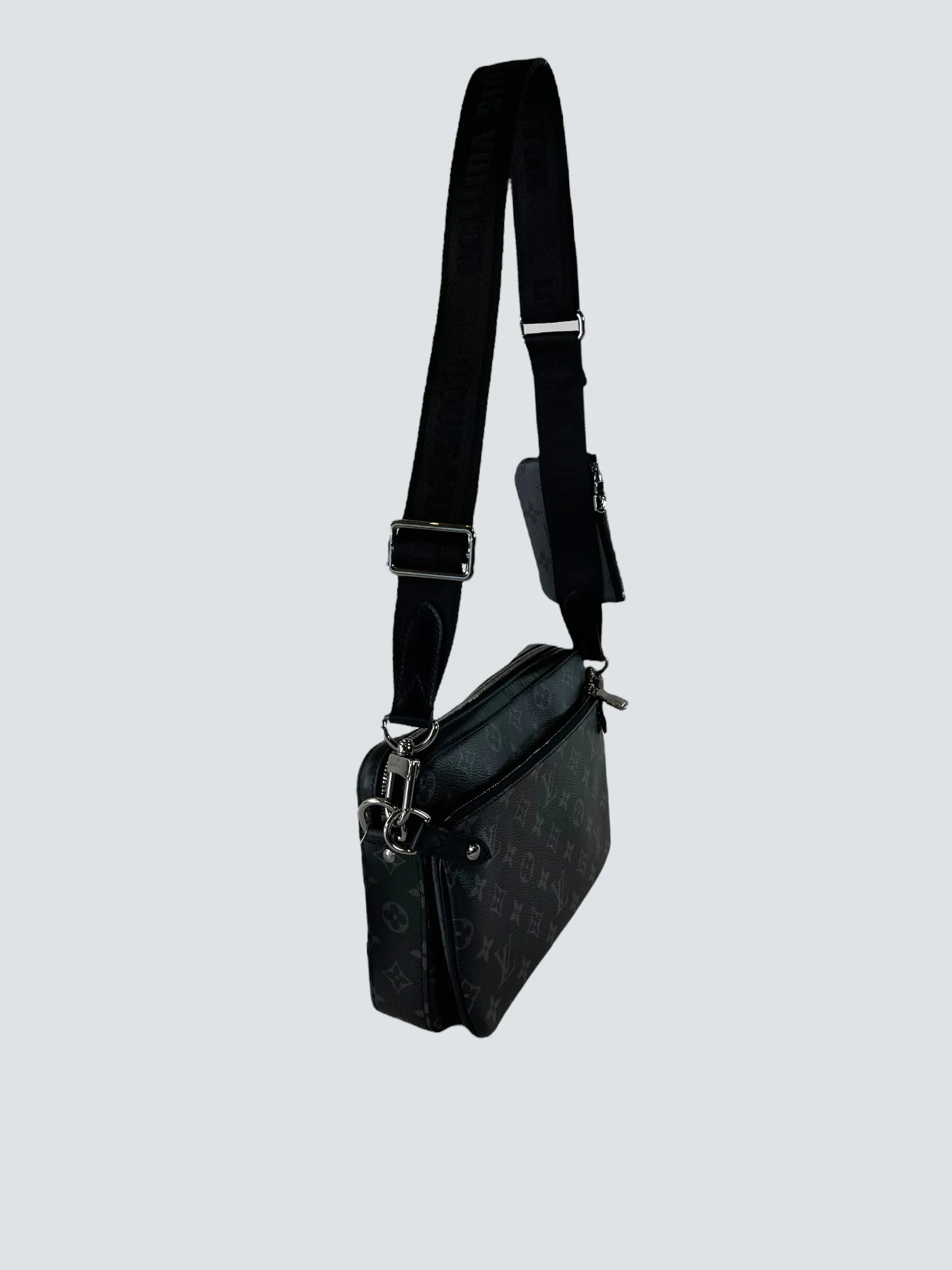 Louis Vuitton Monogram Eclipse Canvas Trio Messenger