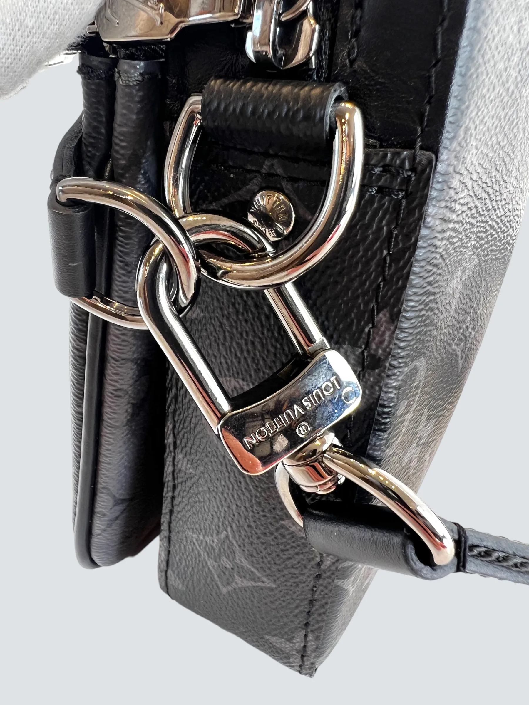 Louis Vuitton Monogram Eclipse Canvas Trio Messenger