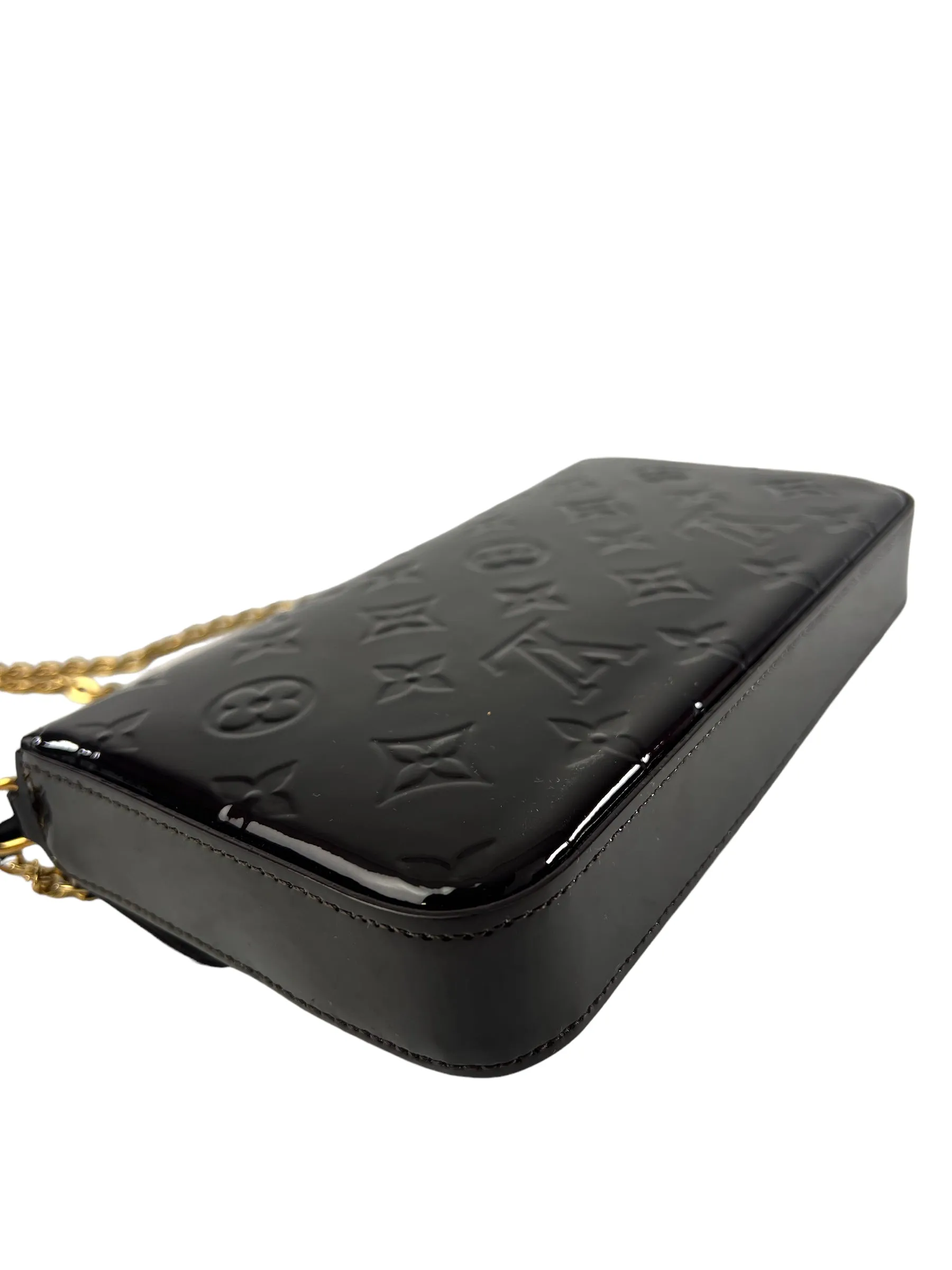 Louis Vuitton Purple Vernis Leather Felicie Crossbody with Inserts
