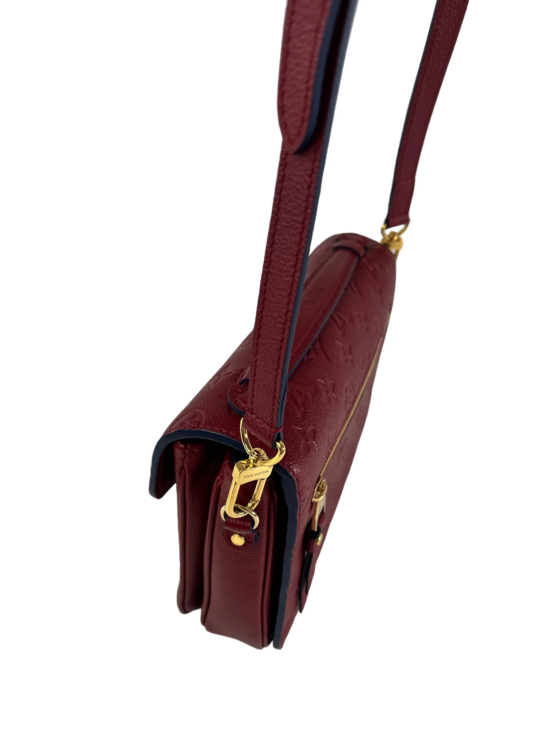Louis Vuitton Red Empriente Leather Pochette Metis Crossbody