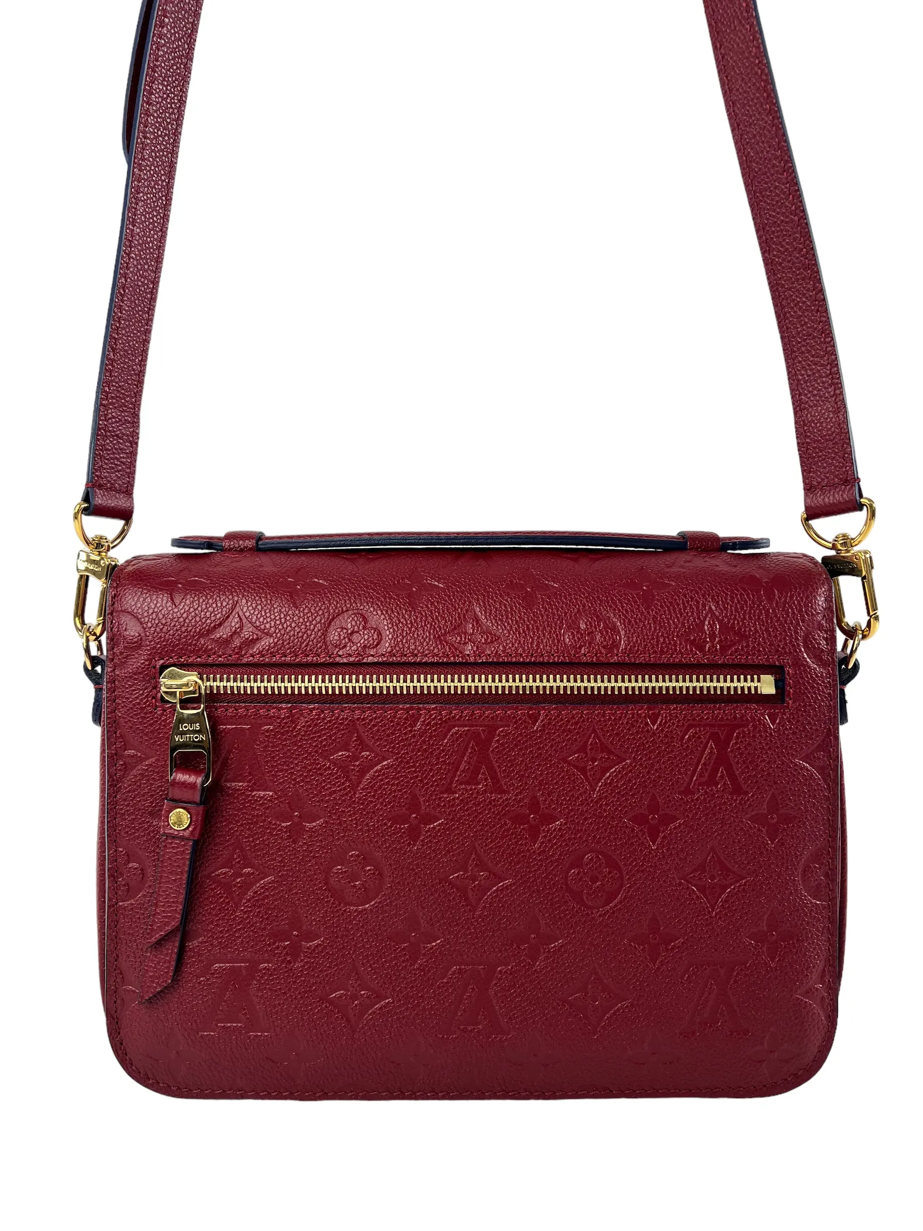 Louis Vuitton Red Empriente Leather Pochette Metis Crossbody