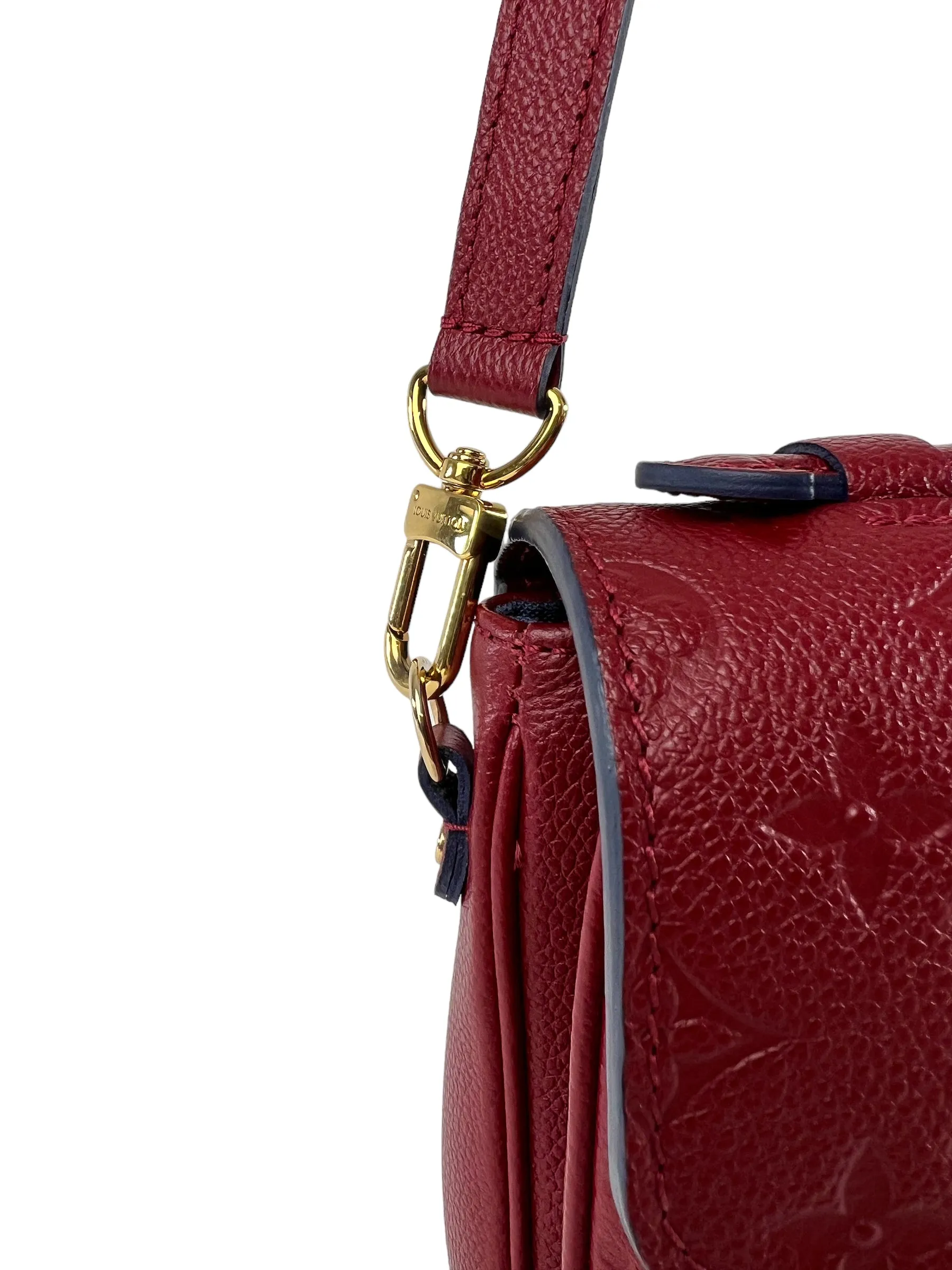 Louis Vuitton Red Empriente Leather Pochette Metis Crossbody