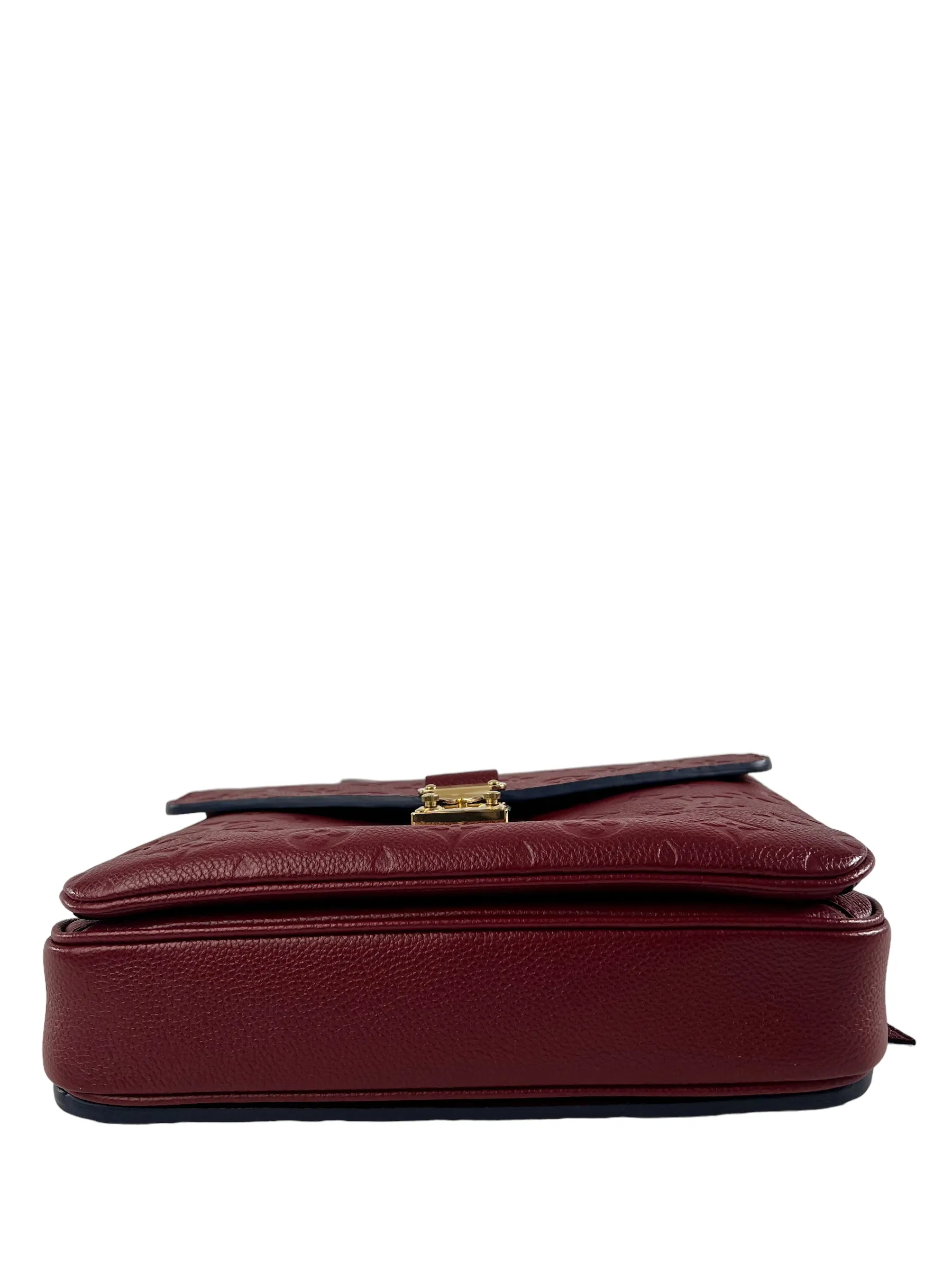 Louis Vuitton Red Empriente Leather Pochette Metis Crossbody