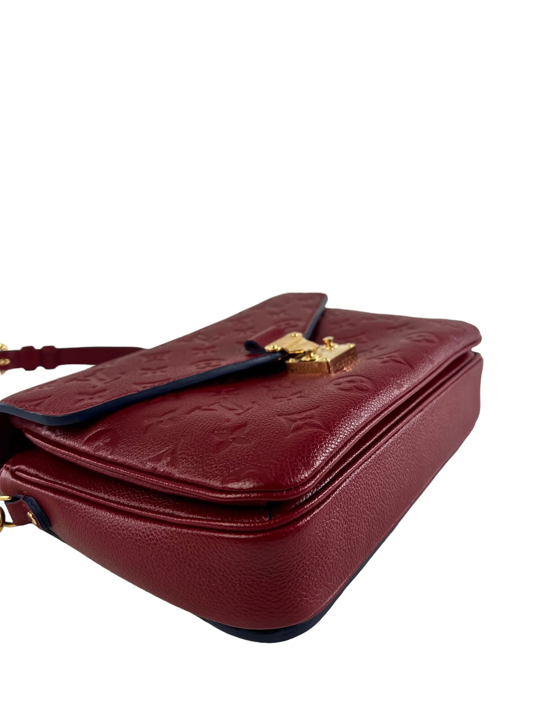 Louis Vuitton Red Empriente Leather Pochette Metis Crossbody