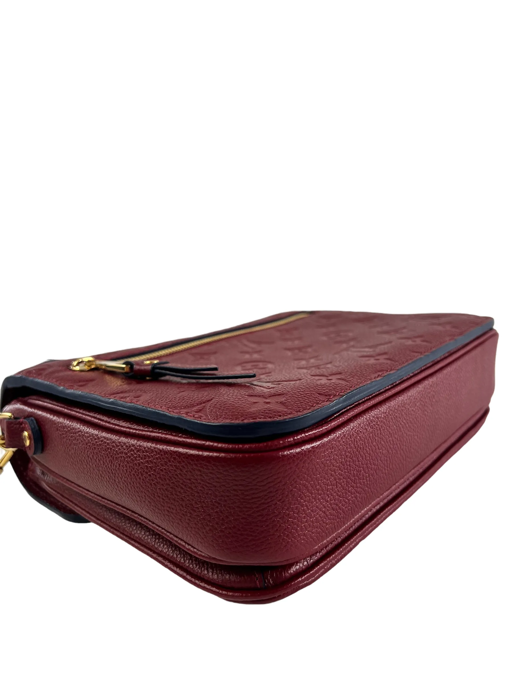 Louis Vuitton Red Empriente Leather Pochette Metis Crossbody