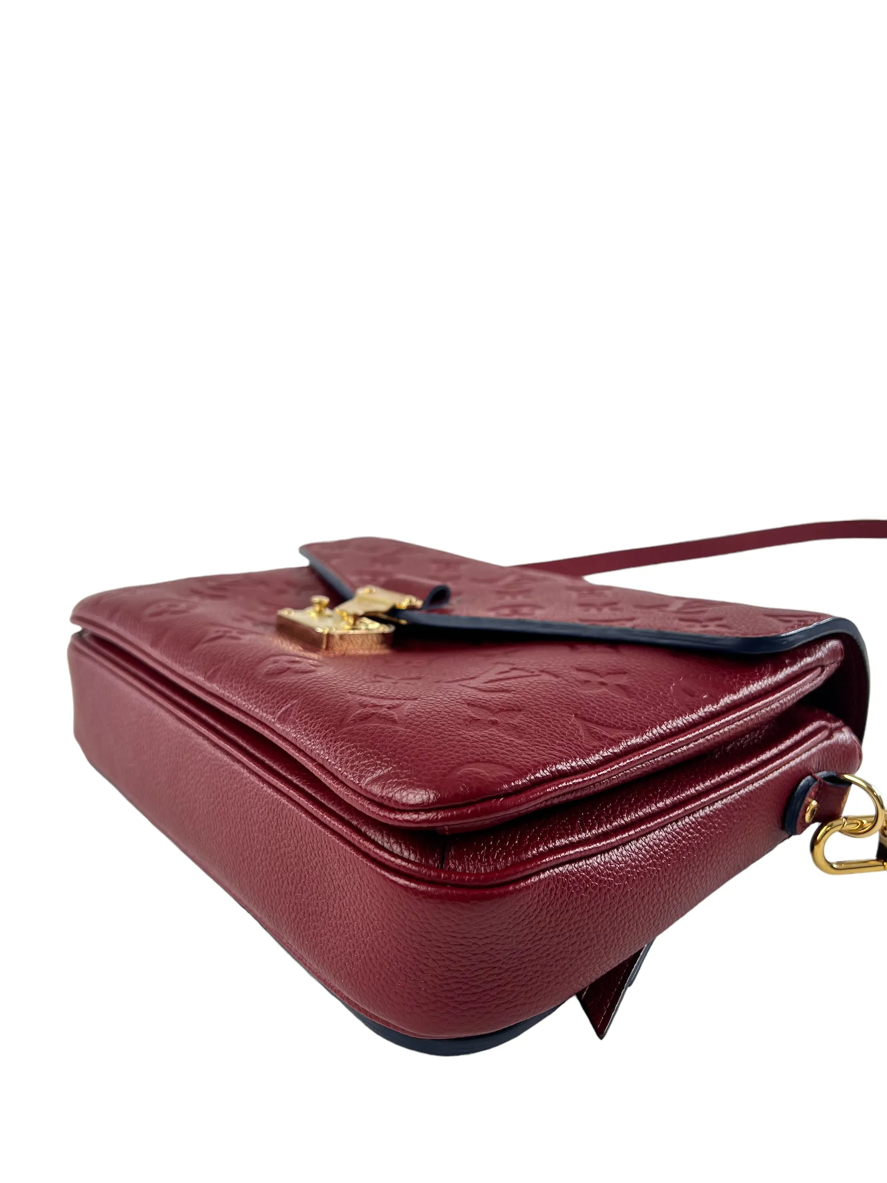 Louis Vuitton Red Empriente Leather Pochette Metis Crossbody