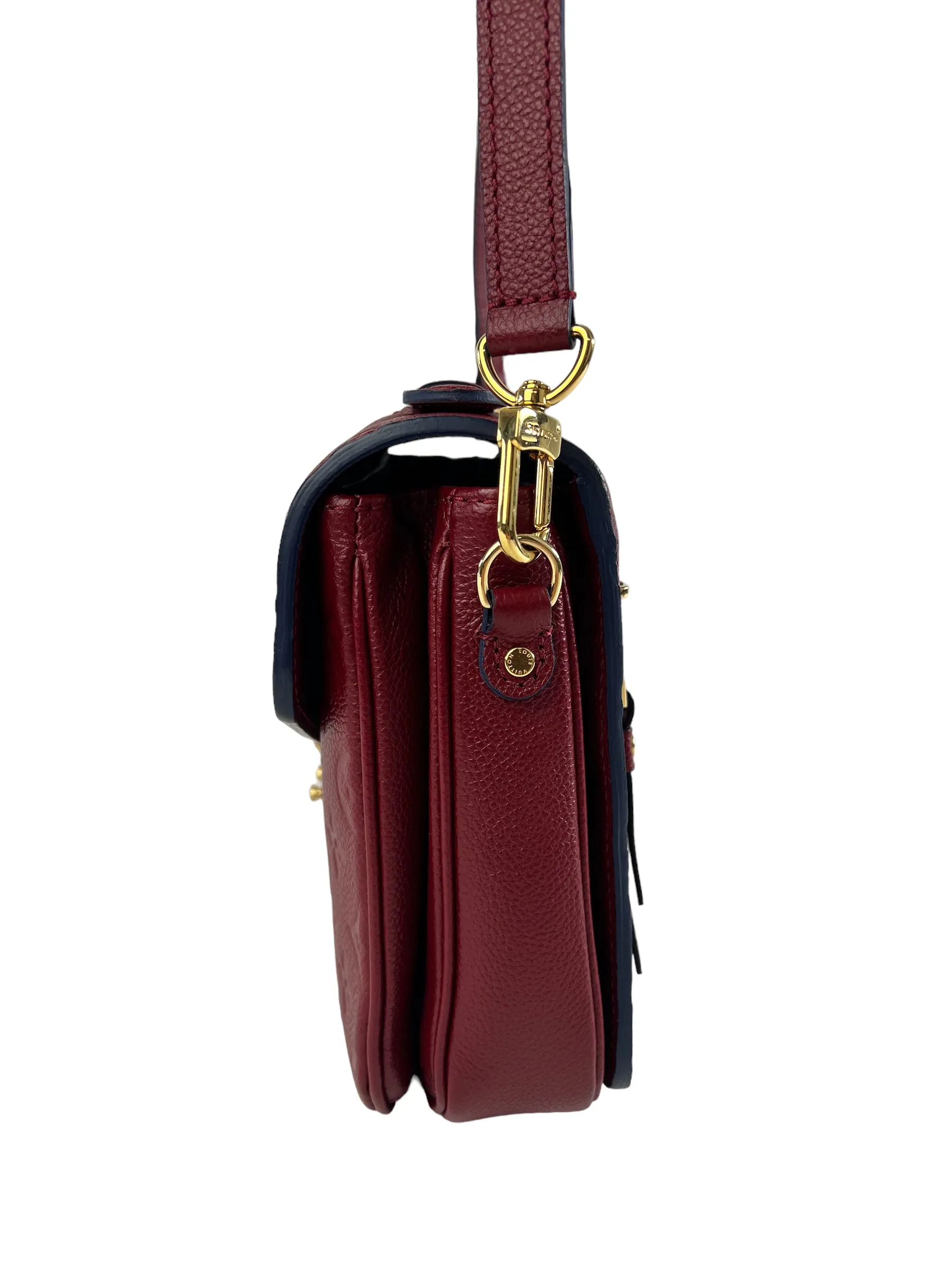 Louis Vuitton Red Empriente Leather Pochette Metis Crossbody