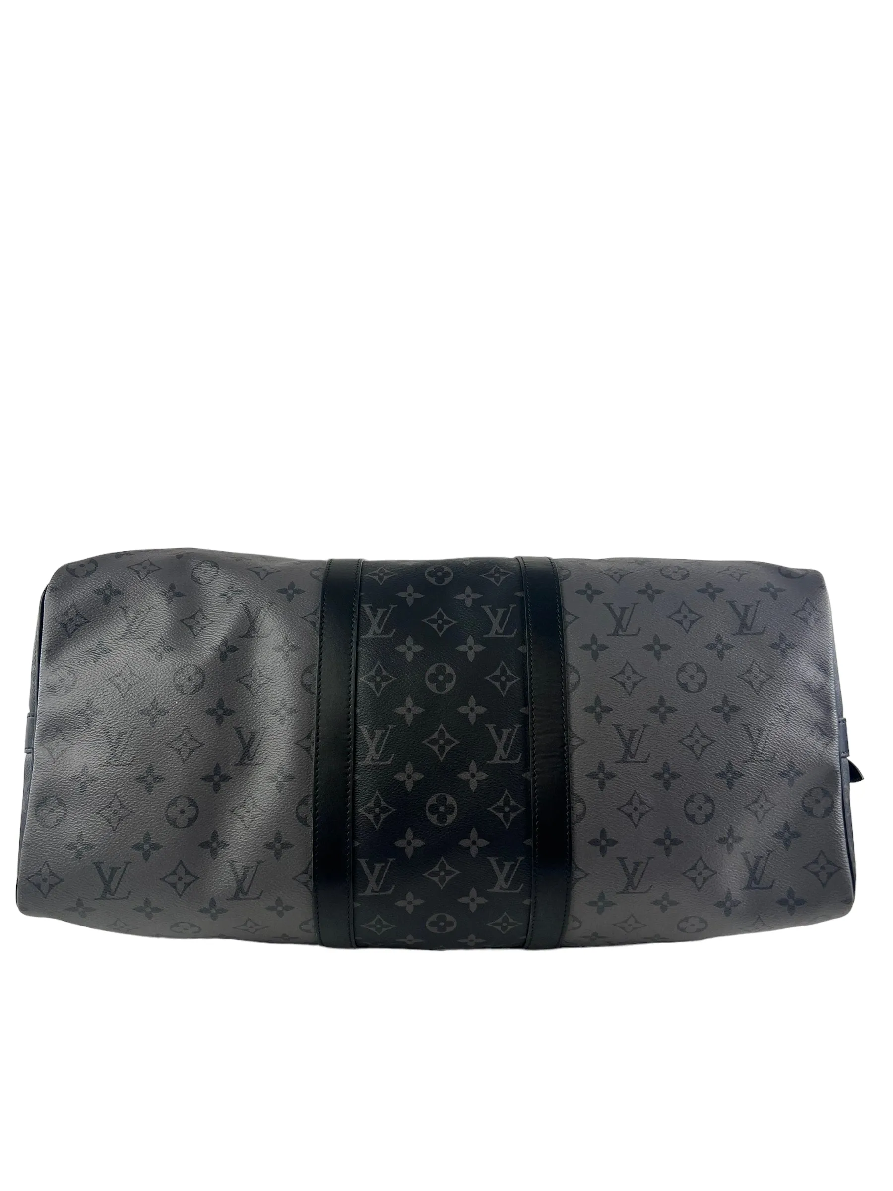 Louis Vuitton Reverse Monogram Eclipse Canvas Keepall 50 Luggage