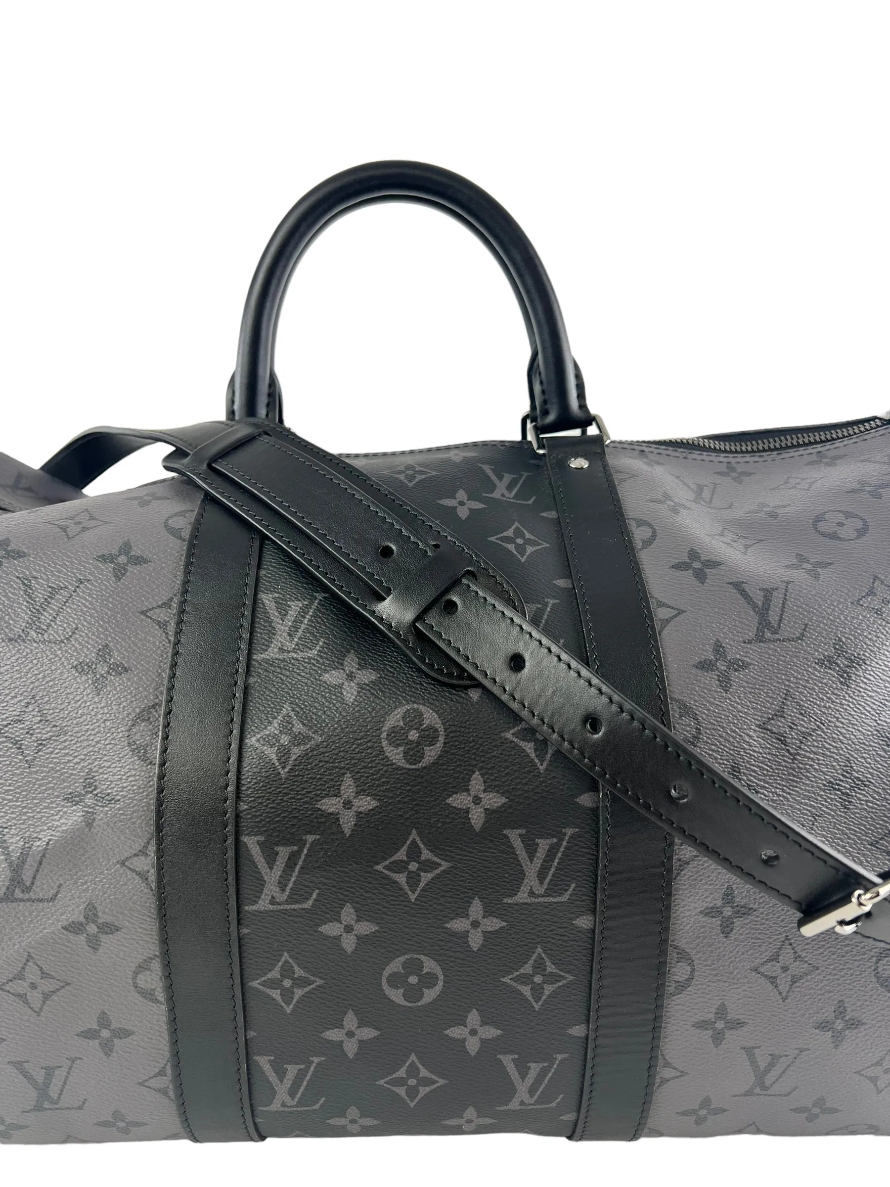 Louis Vuitton Reverse Monogram Eclipse Canvas Keepall 50 Luggage