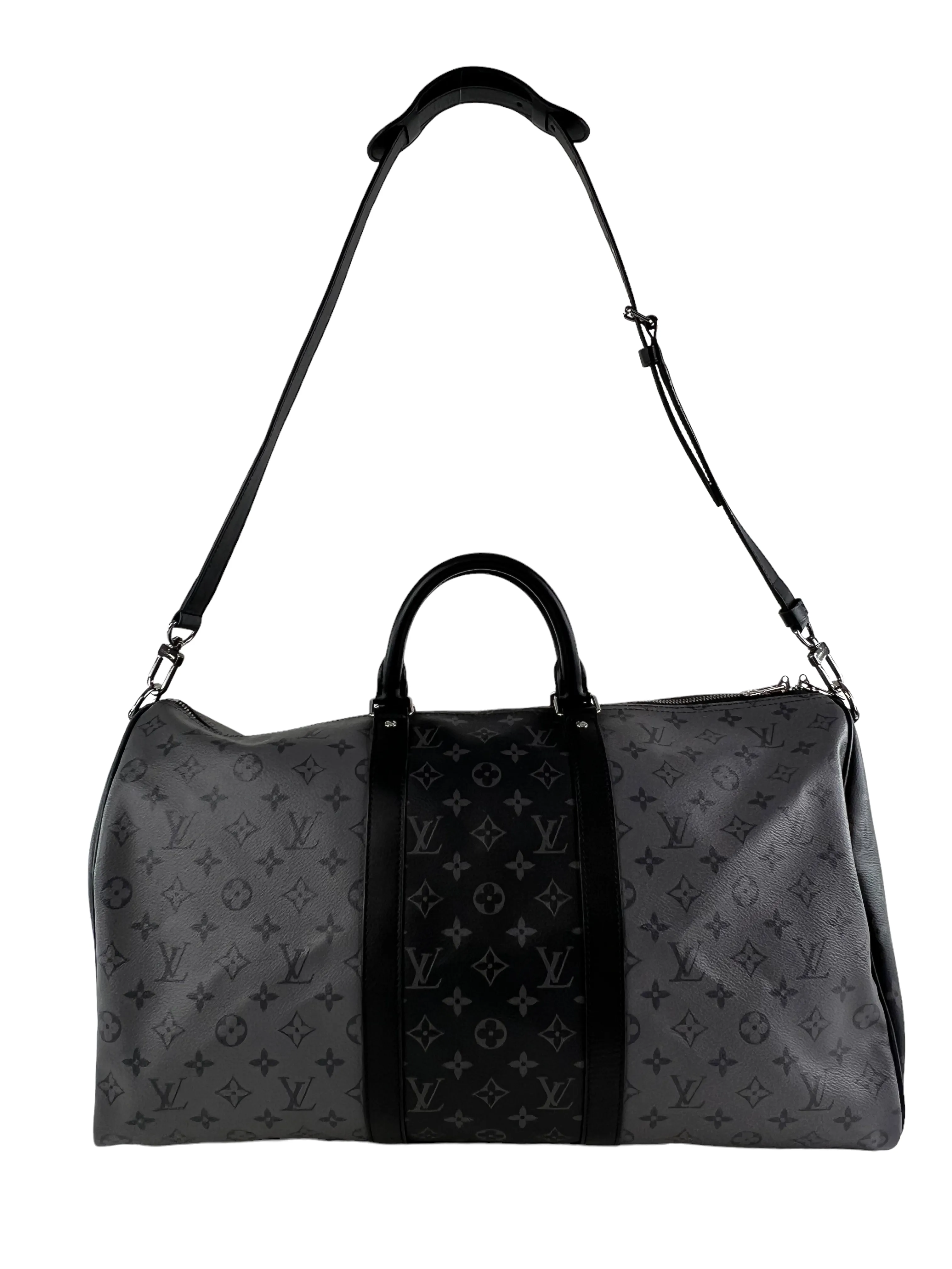 Louis Vuitton Reverse Monogram Eclipse Canvas Keepall 50 Luggage