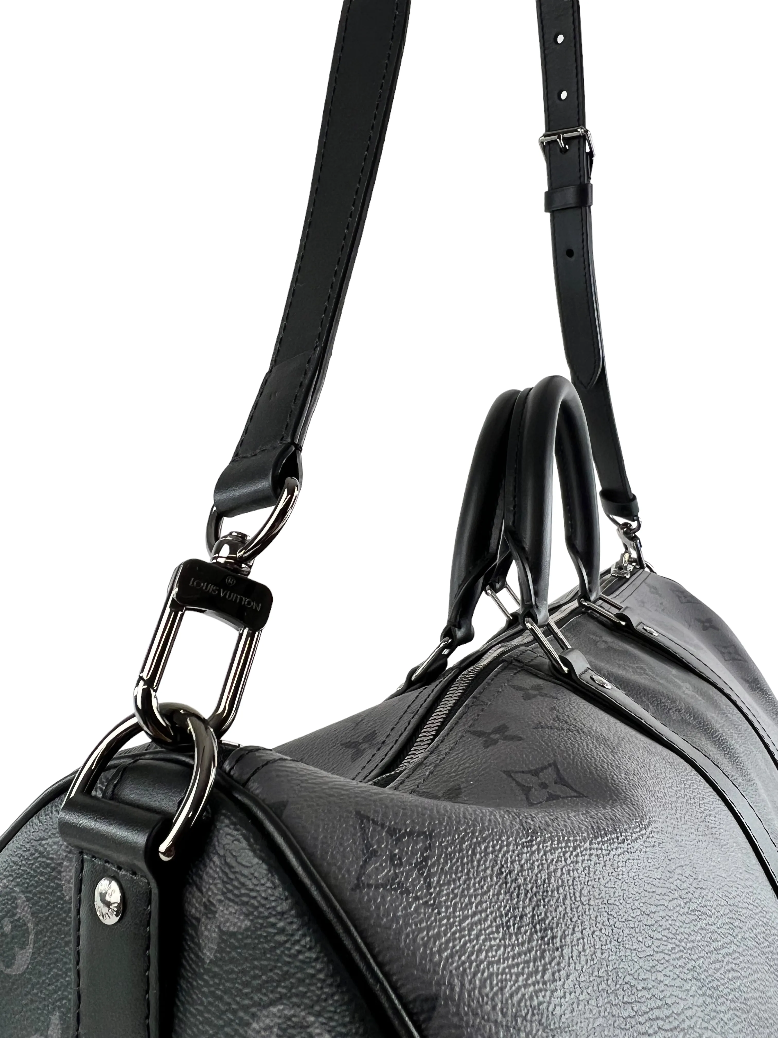 Louis Vuitton Reverse Monogram Eclipse Canvas Keepall 50 Luggage