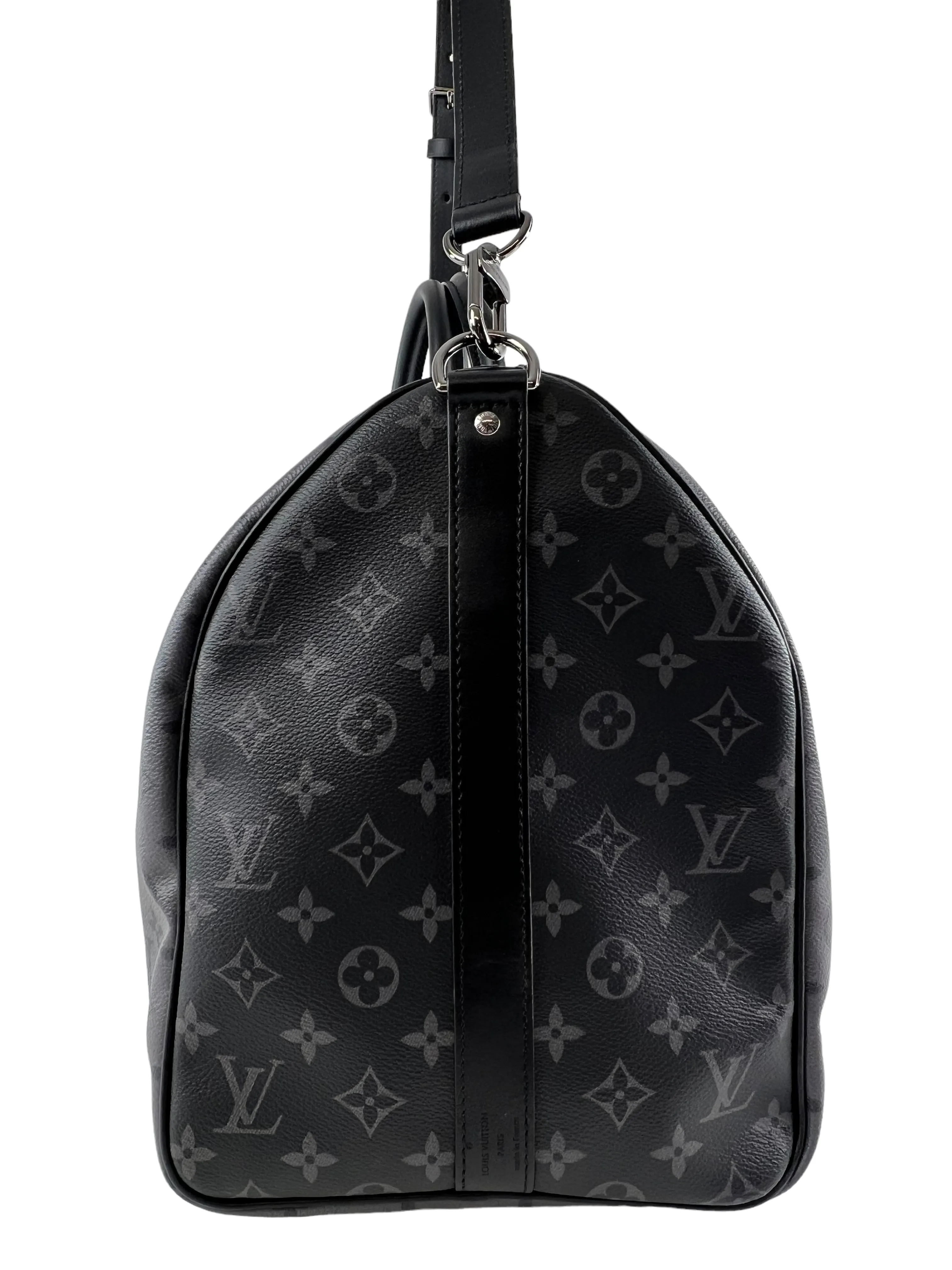 Louis Vuitton Reverse Monogram Eclipse Canvas Keepall 50 Luggage