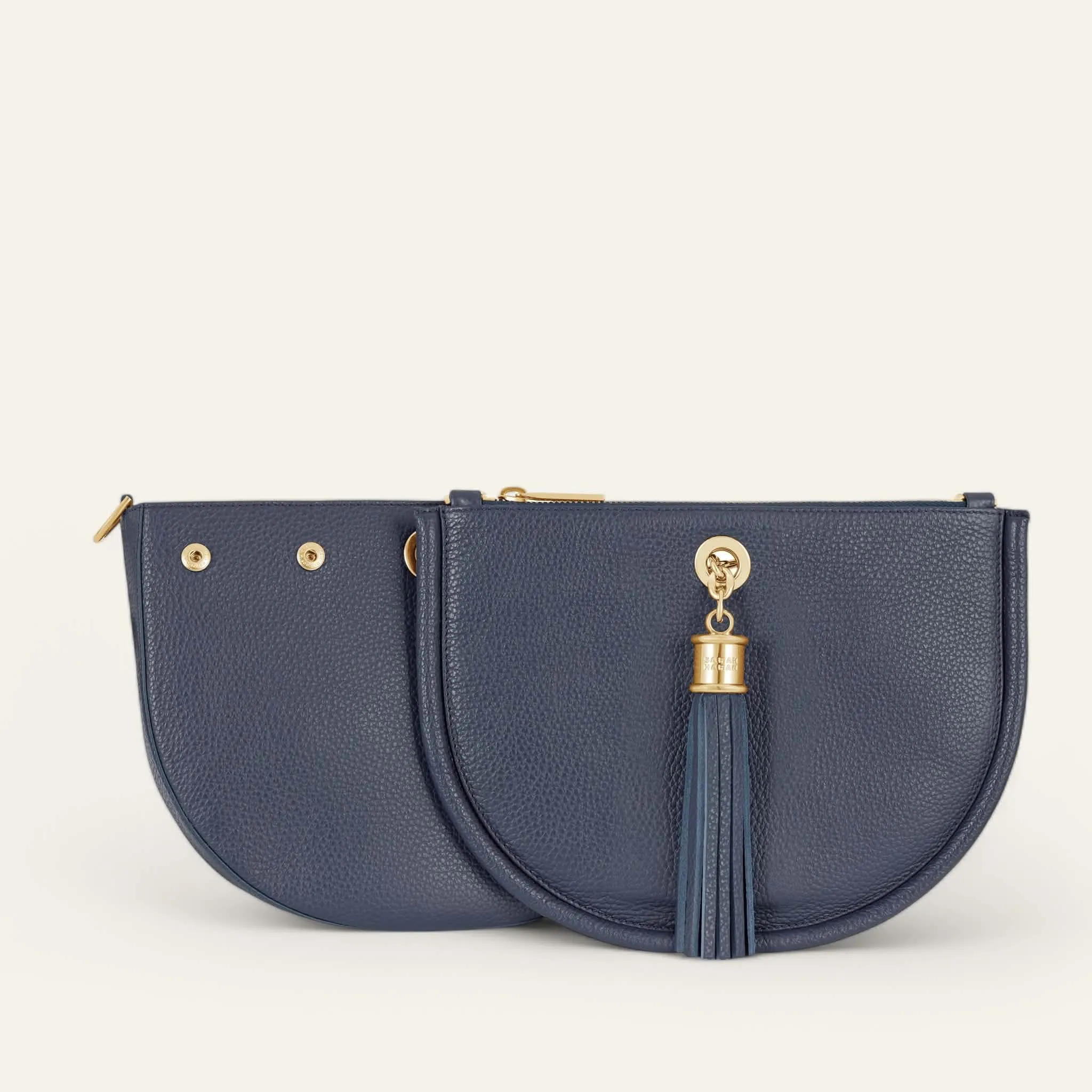 Luna Satchel | Space with Gold hardware