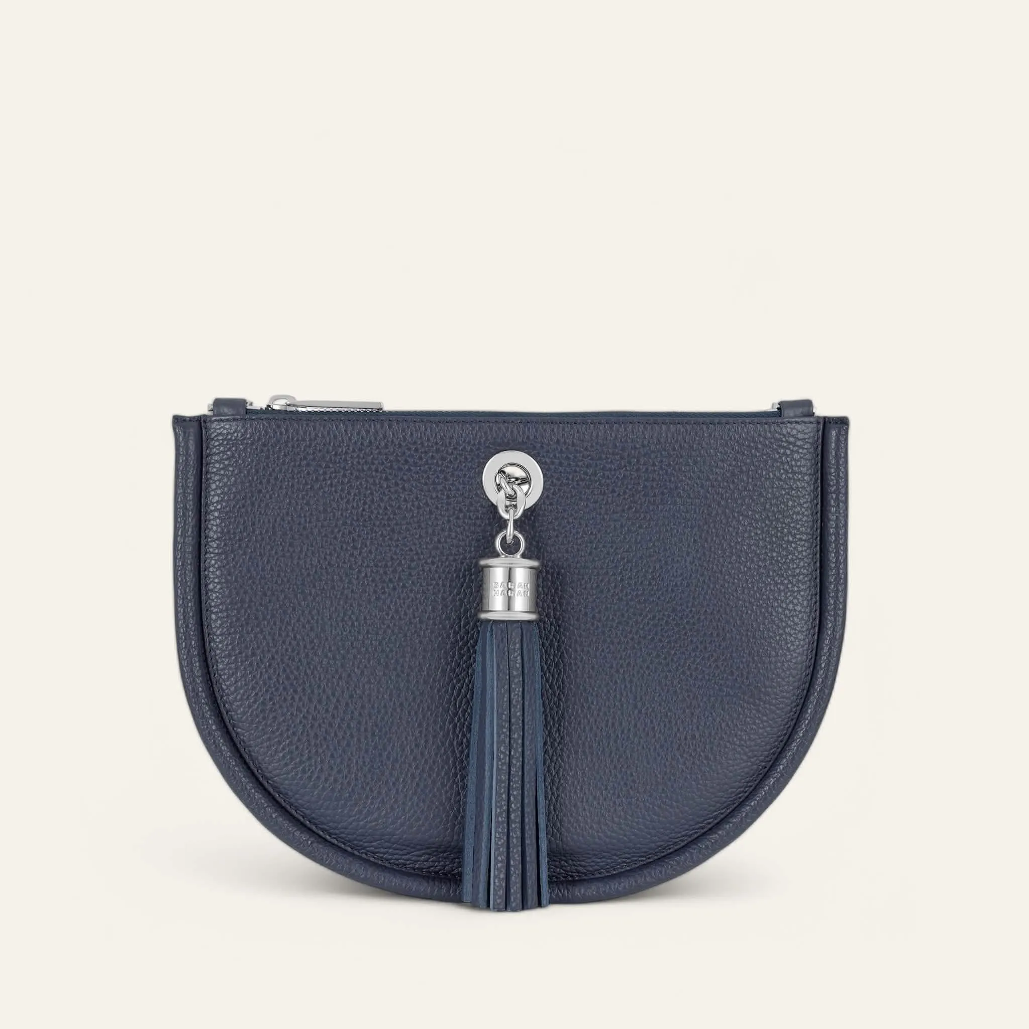 Luna Satchel | Space with Silver hardware
