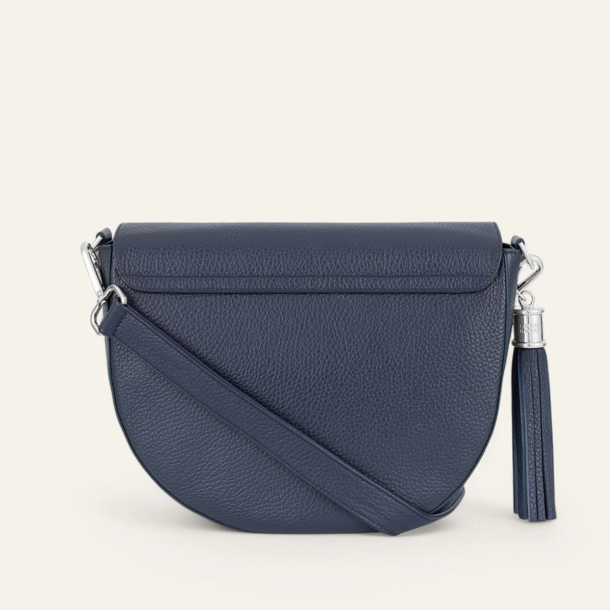 Luna Satchel | Space with Silver hardware