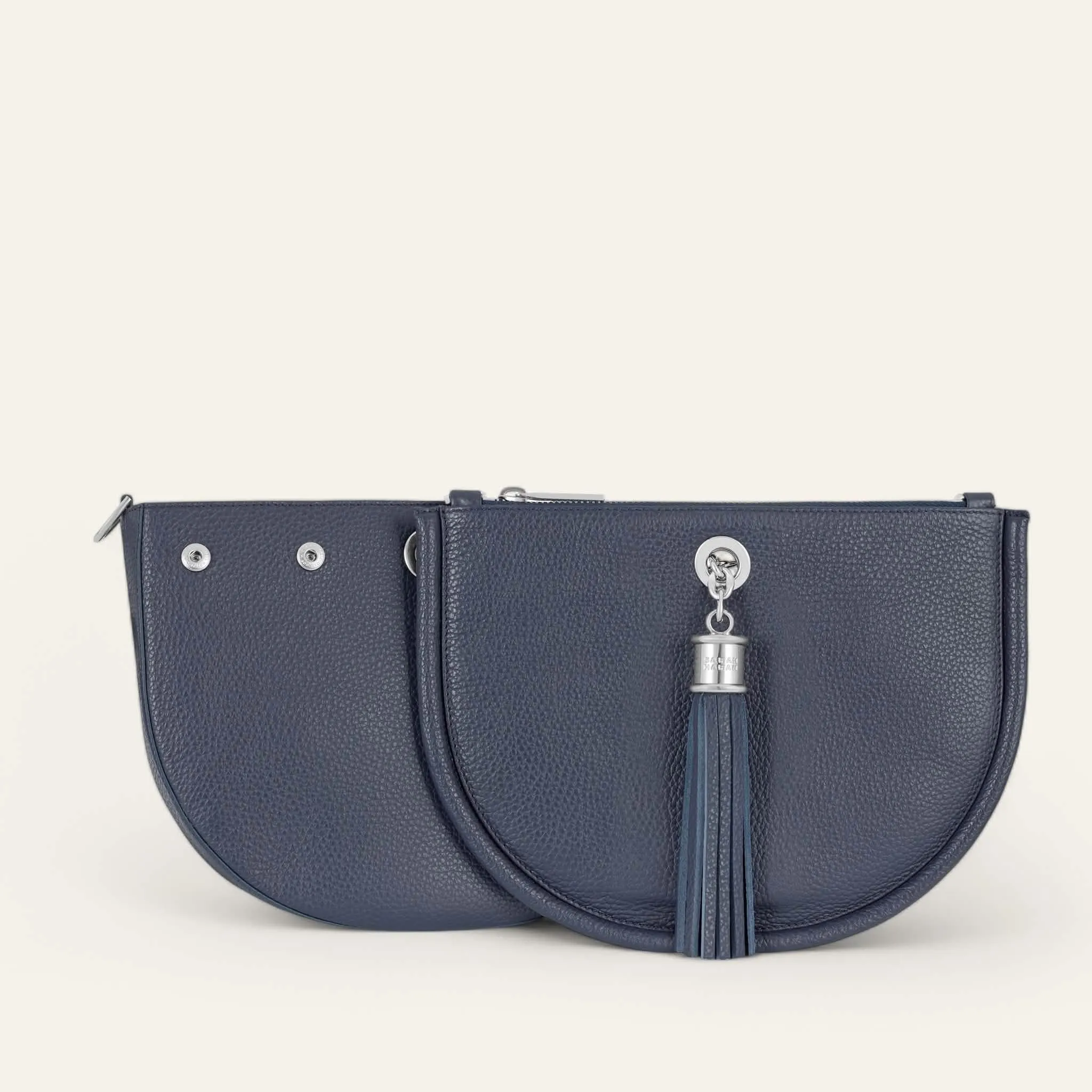 Luna Satchel | Space with Silver hardware