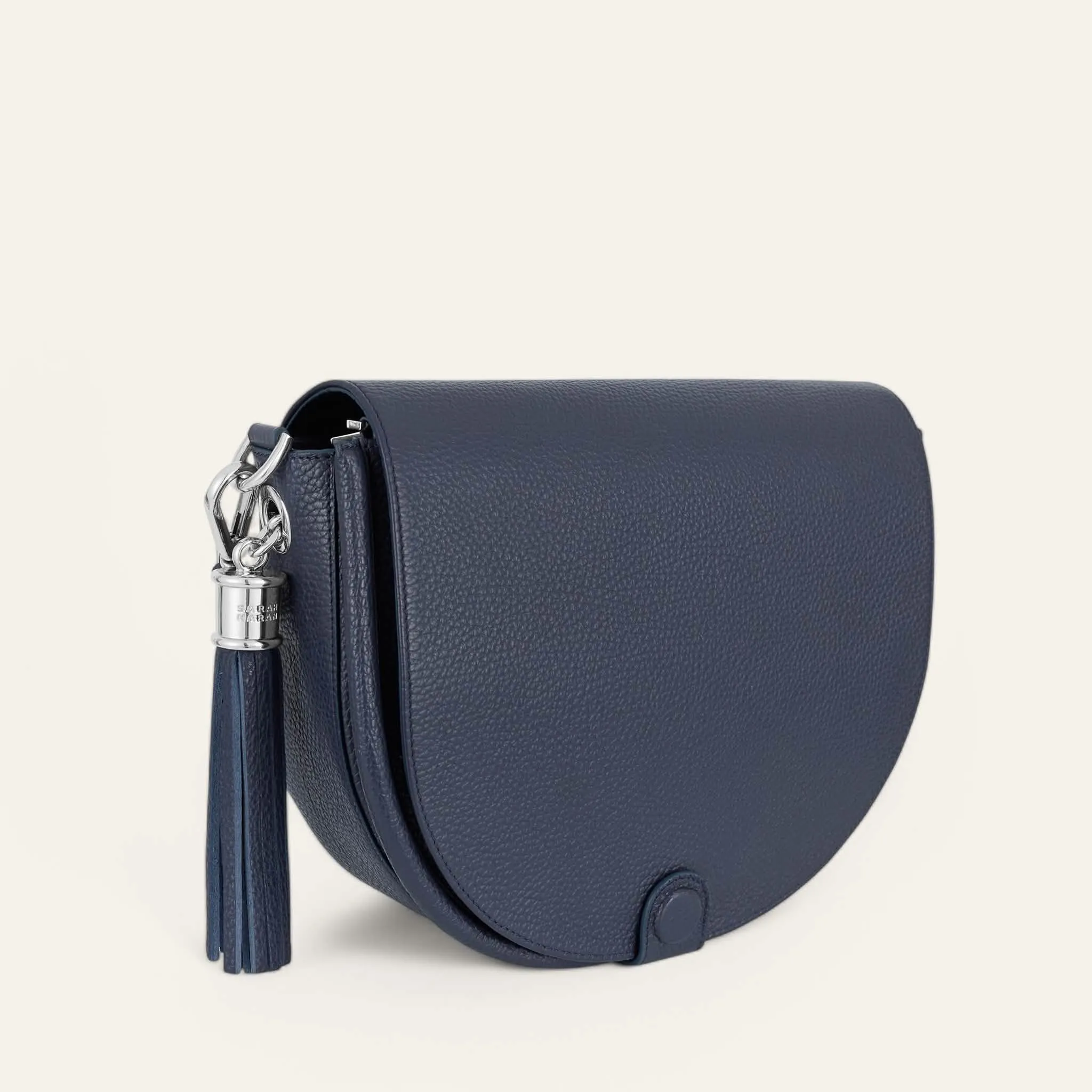 Luna Satchel | Space with Silver hardware