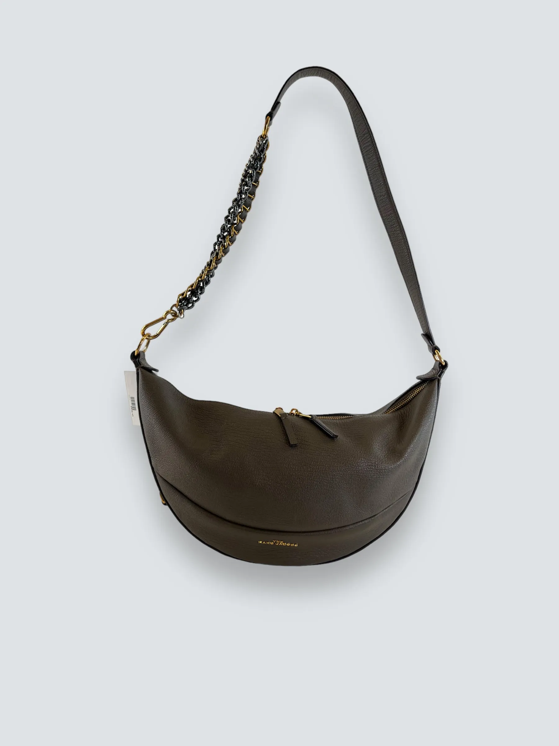 Marc Jacobs Khaki Leather The Eclipse Shoulder Bag