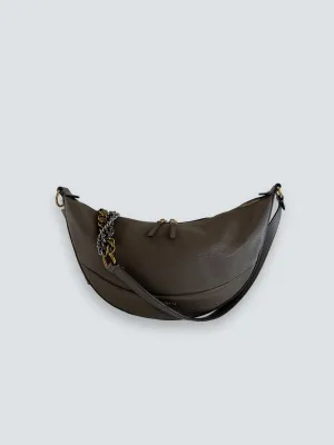 Marc Jacobs Khaki Leather The Eclipse Shoulder Bag