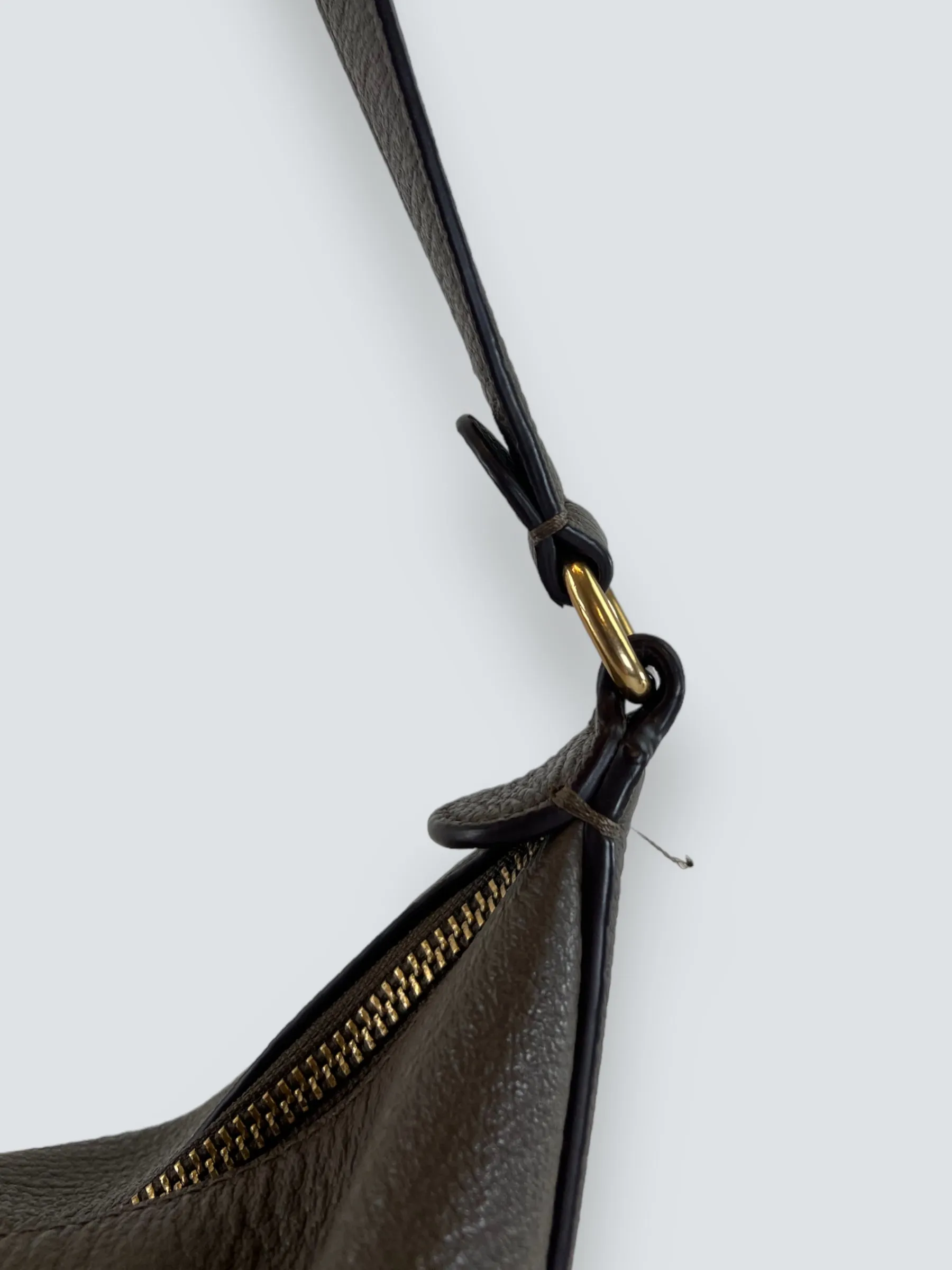 Marc Jacobs Khaki Leather The Eclipse Shoulder Bag