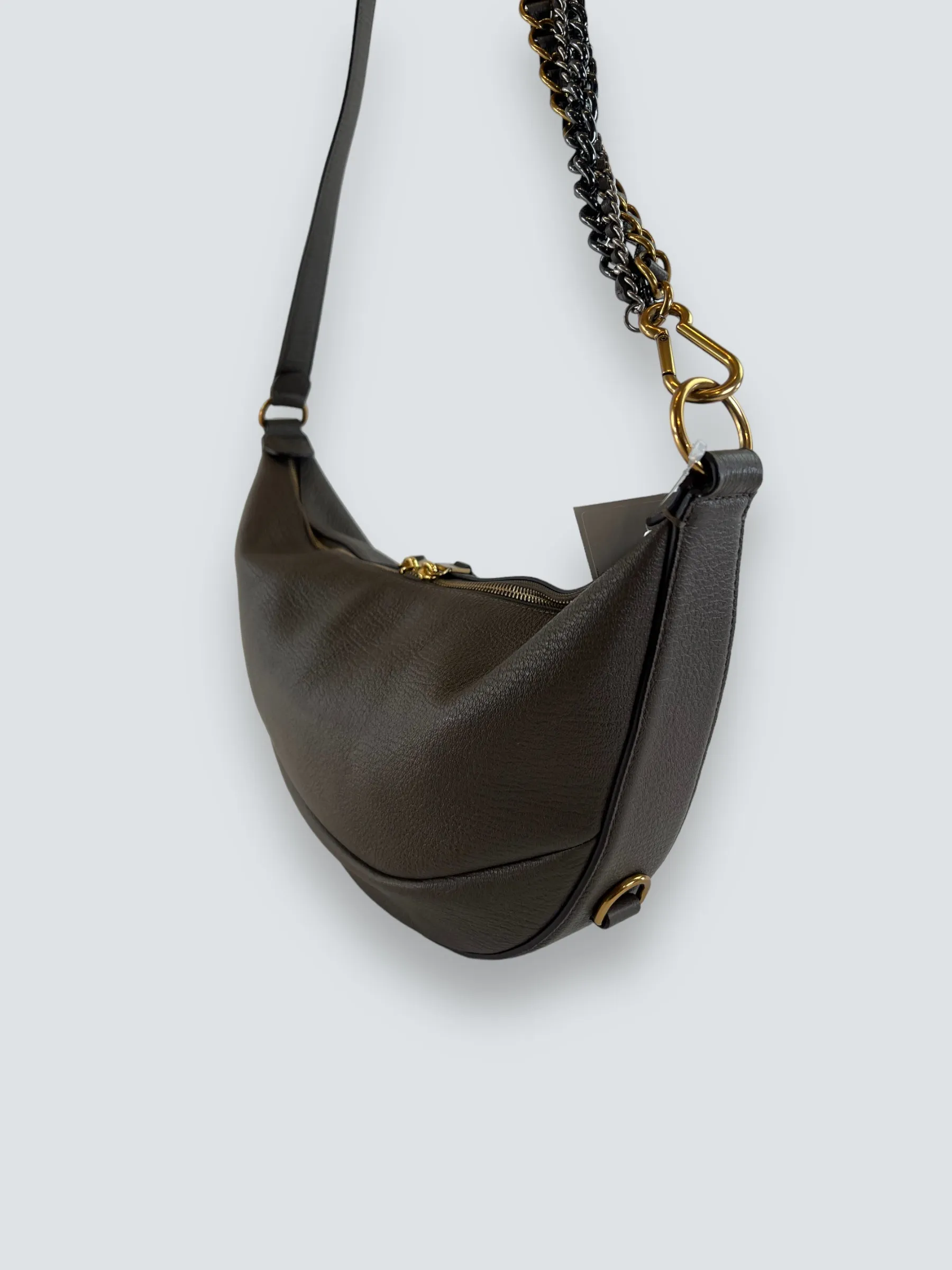 Marc Jacobs Khaki Leather The Eclipse Shoulder Bag