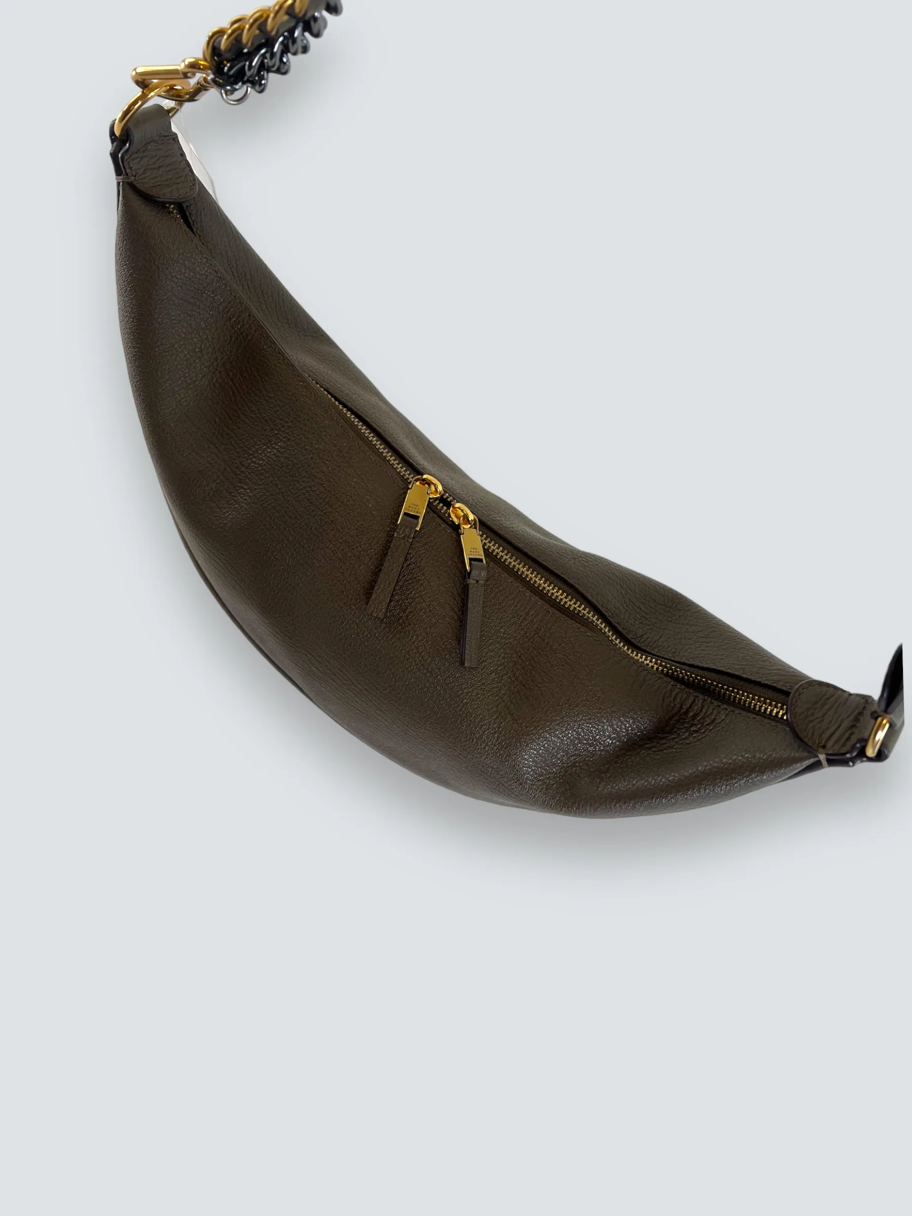 Marc Jacobs Khaki Leather The Eclipse Shoulder Bag