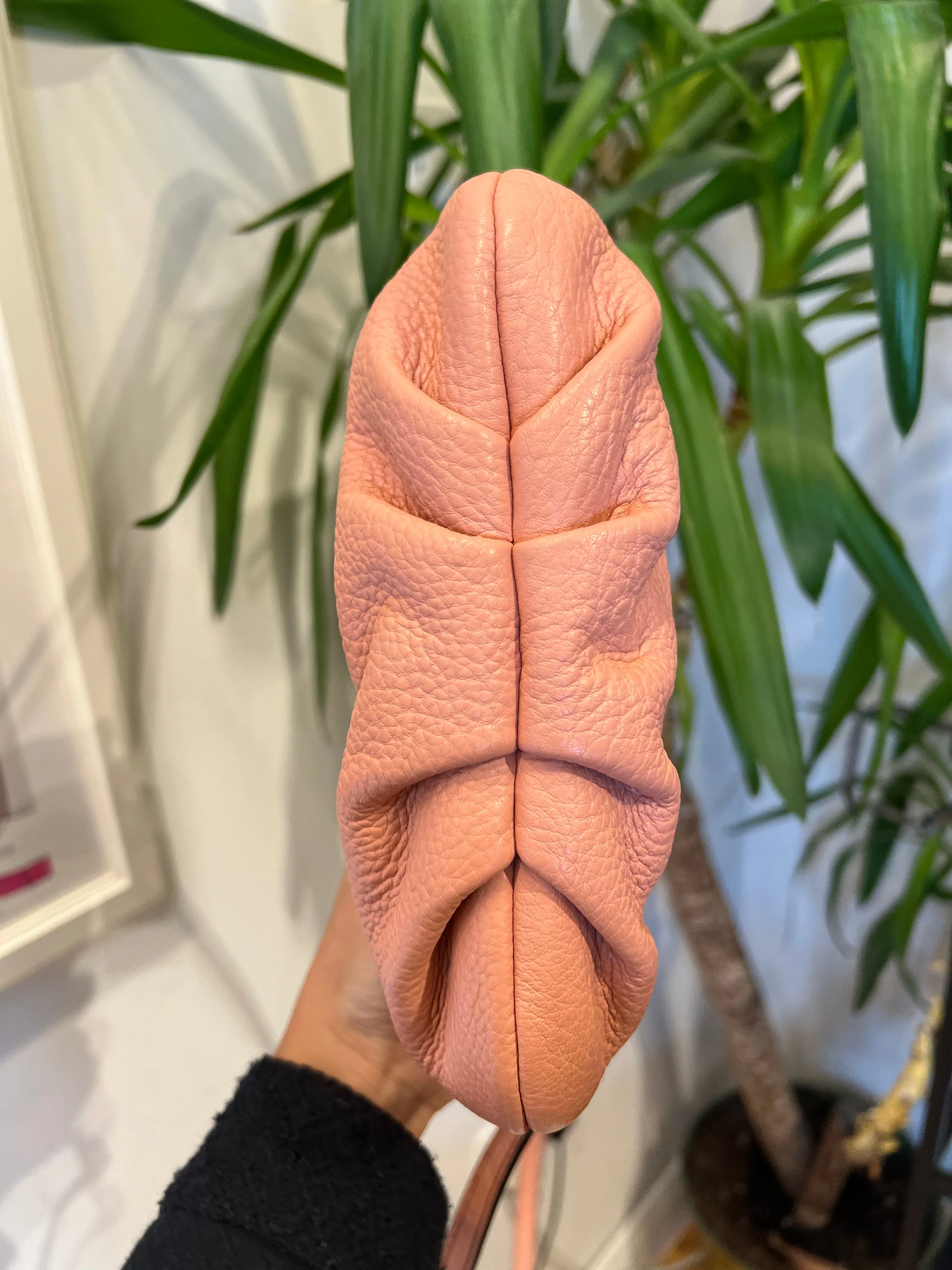 Marc Jacobs Peach/Pink Pebbled Leather Mini Crossbody