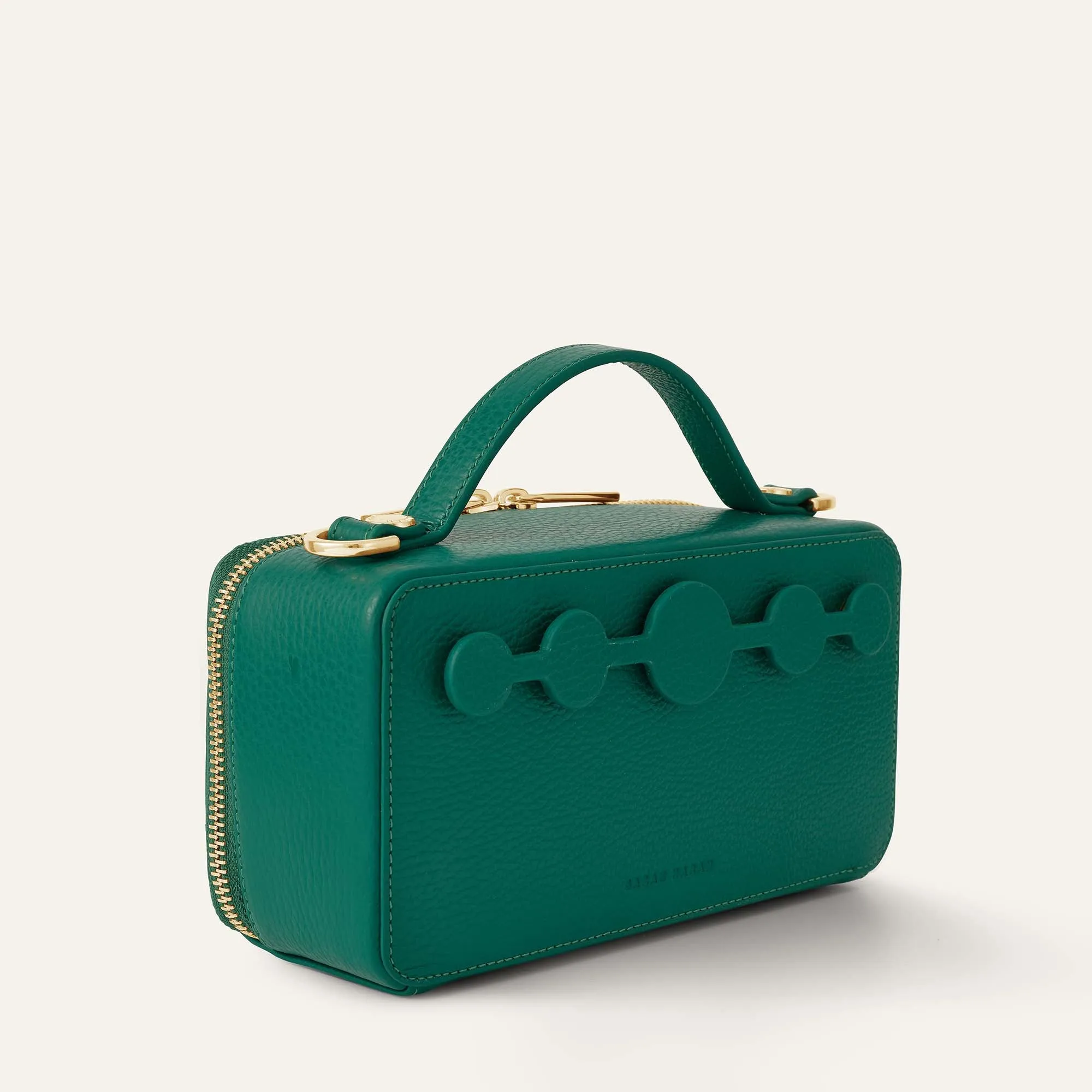 Marie Handbag | Evergreen with Gold hardware