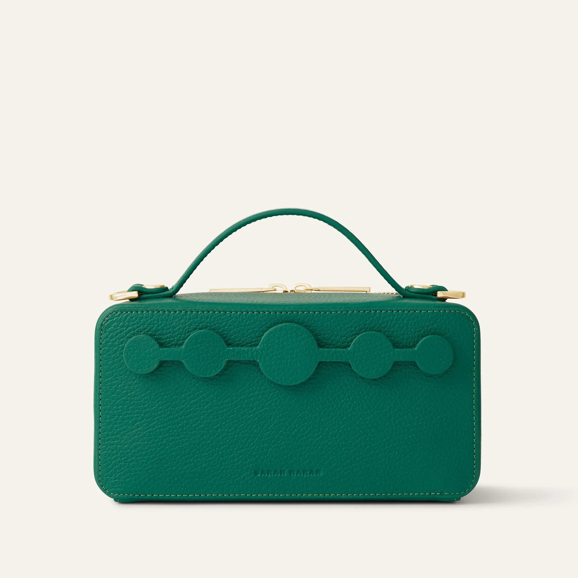Marie Handbag | Evergreen with Gold hardware