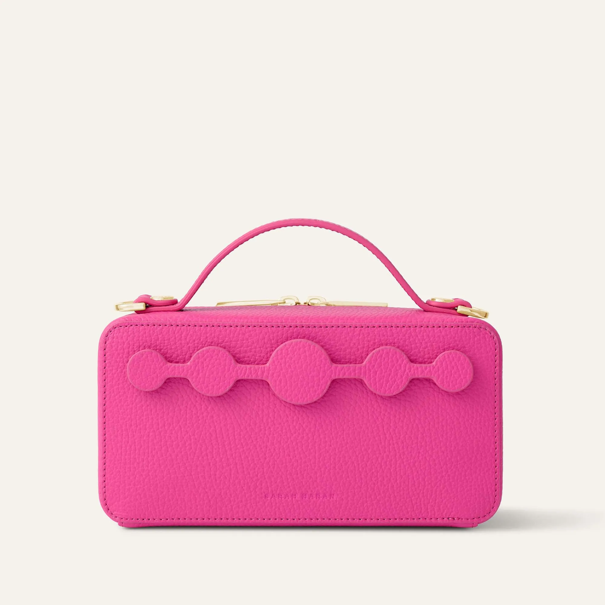 Marie Handbag | Pink Kiss with Gold hardware