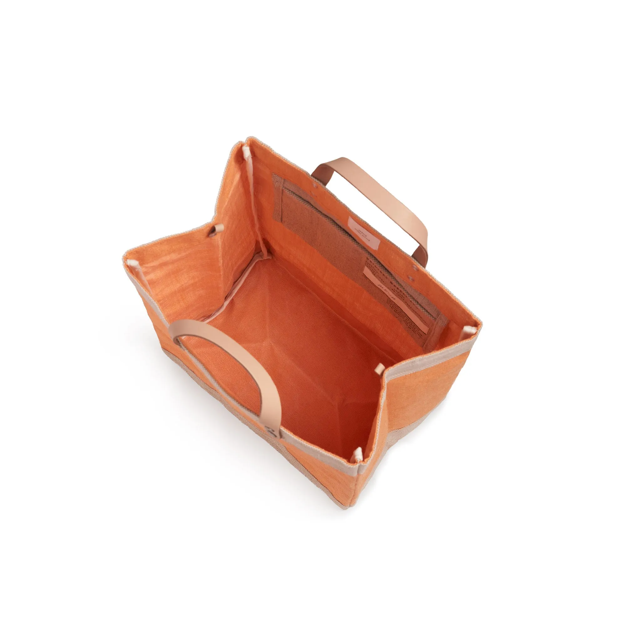 Market Bag in Cantaloupe with Strap