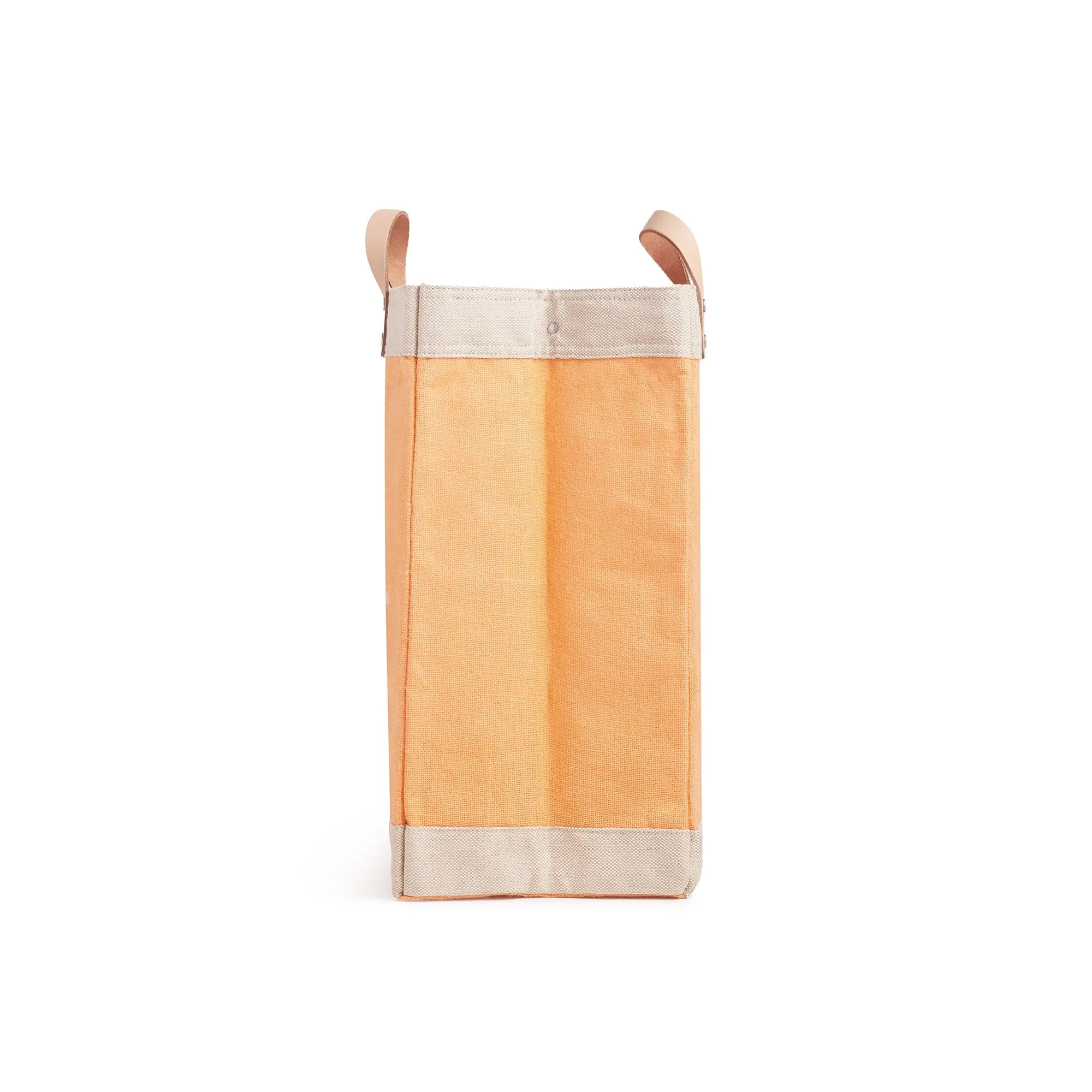 Market Bag in Cantaloupe with Strap