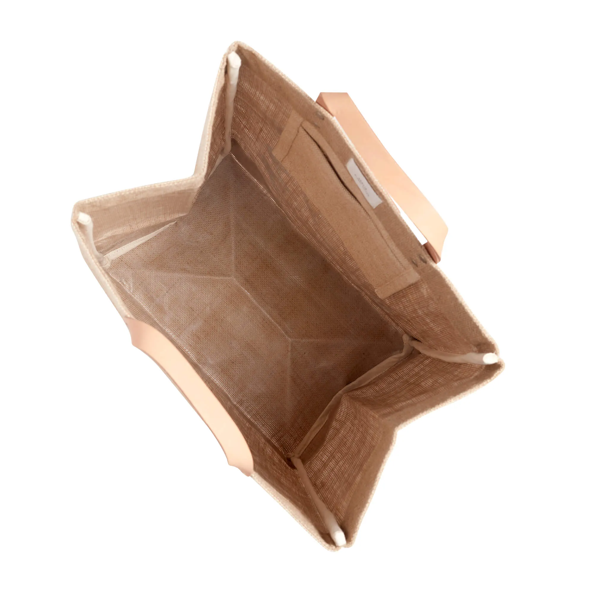 Market Bag in Natural with LAUNDRY