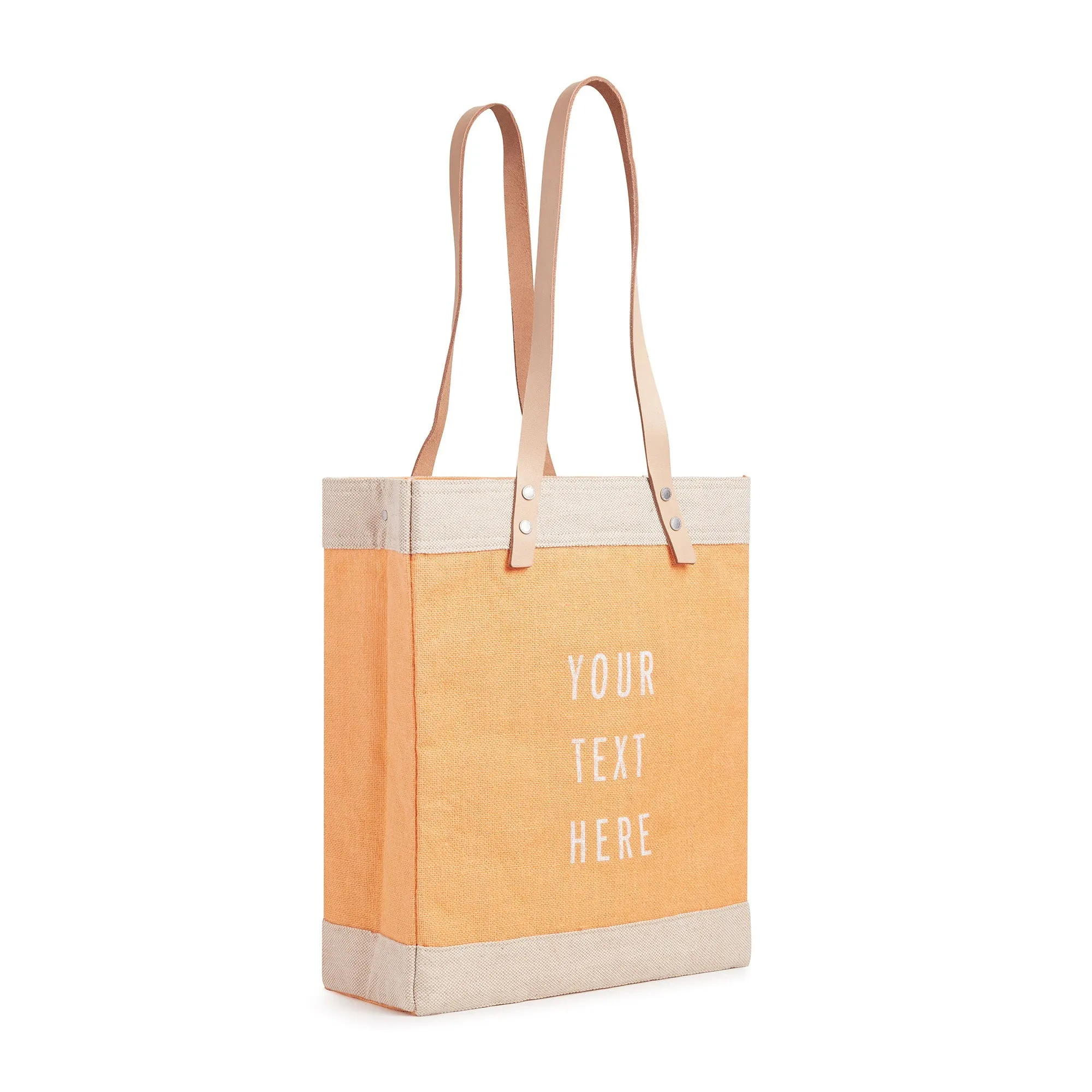 Market Tote in Cantaloupe