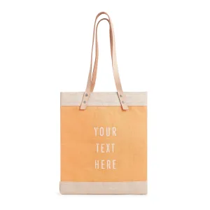 Market Tote in Cantaloupe