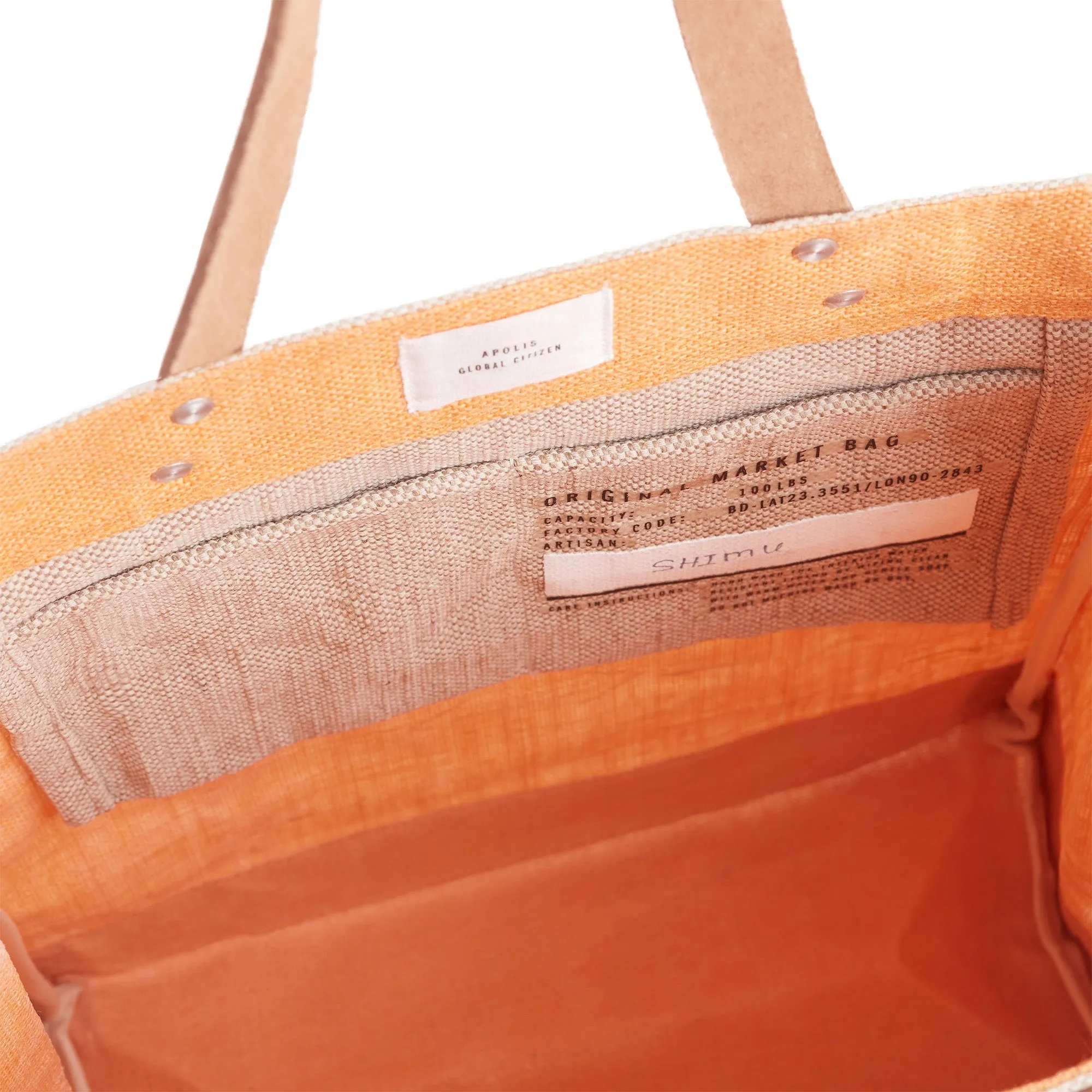 Market Tote in Cantaloupe