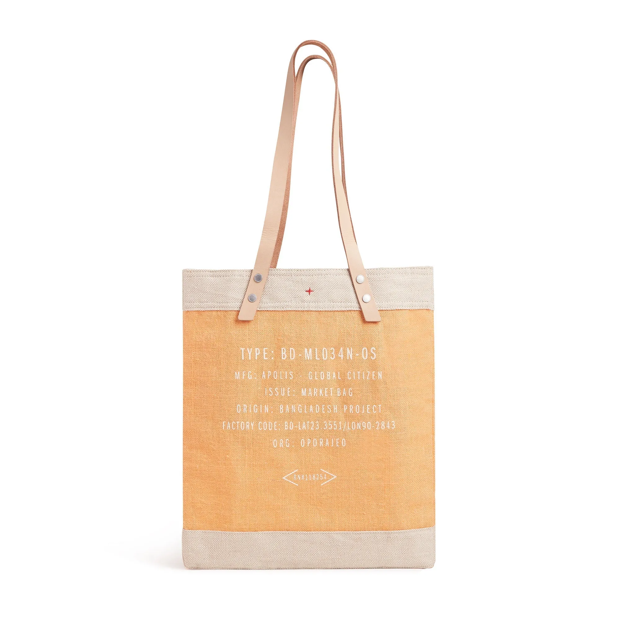 Market Tote in Cantaloupe