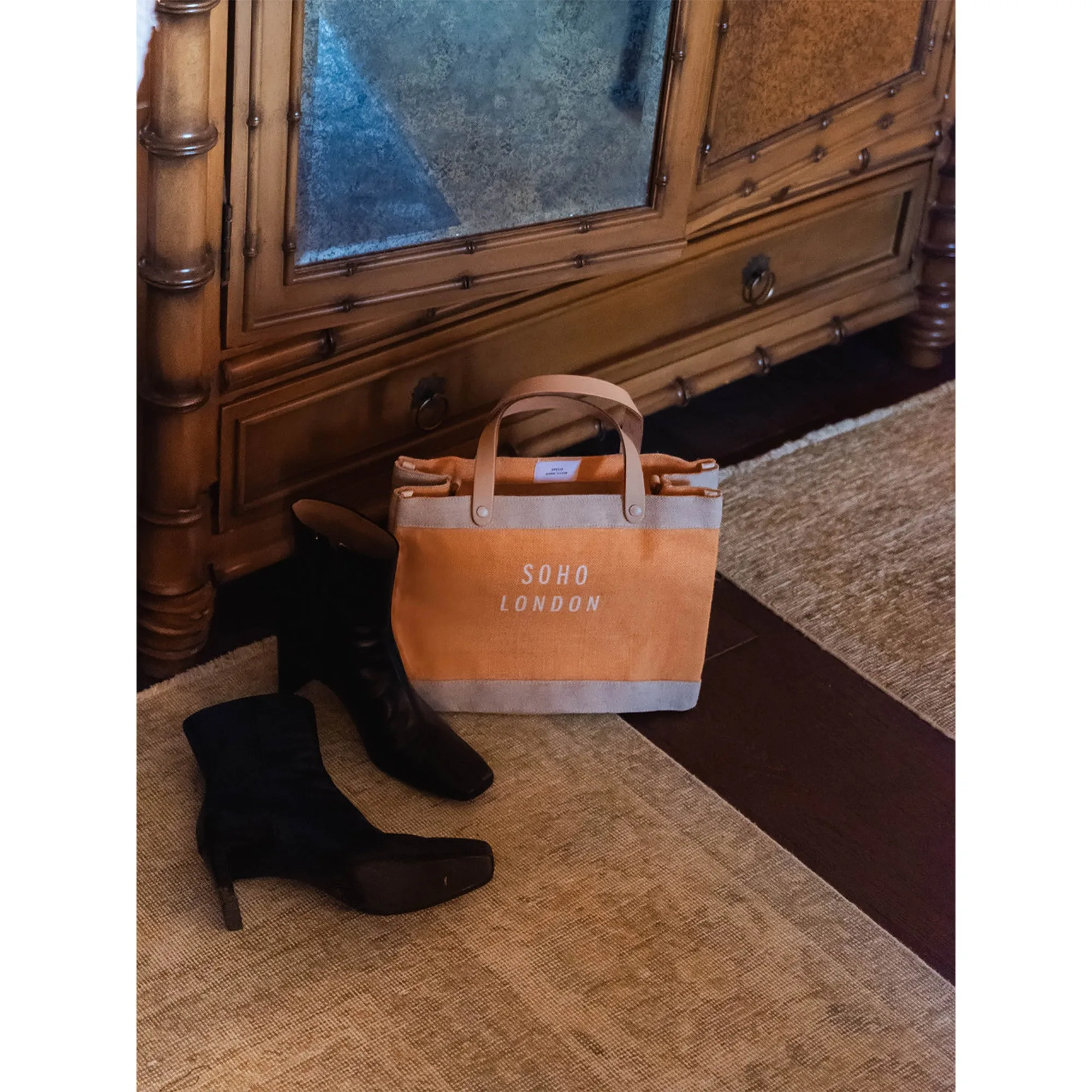 Market Tote in Cantaloupe