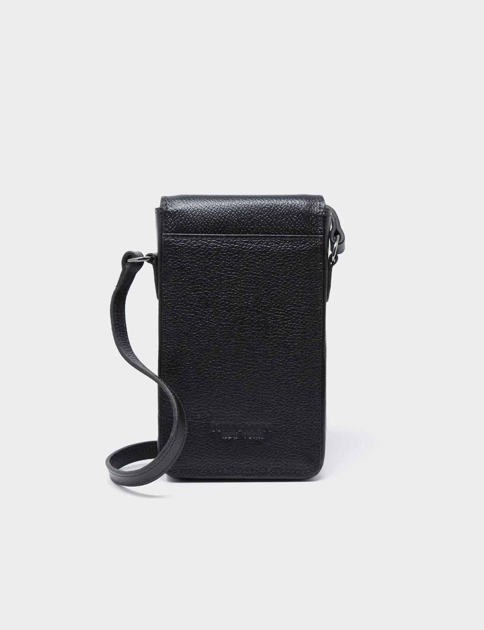 Max Black Cellphone Crossbody Pouch - Happy Tiger Embroidery