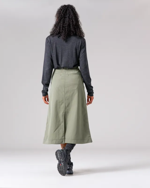 Merino Wool Turtleneck Long Sleeve T-Shirt